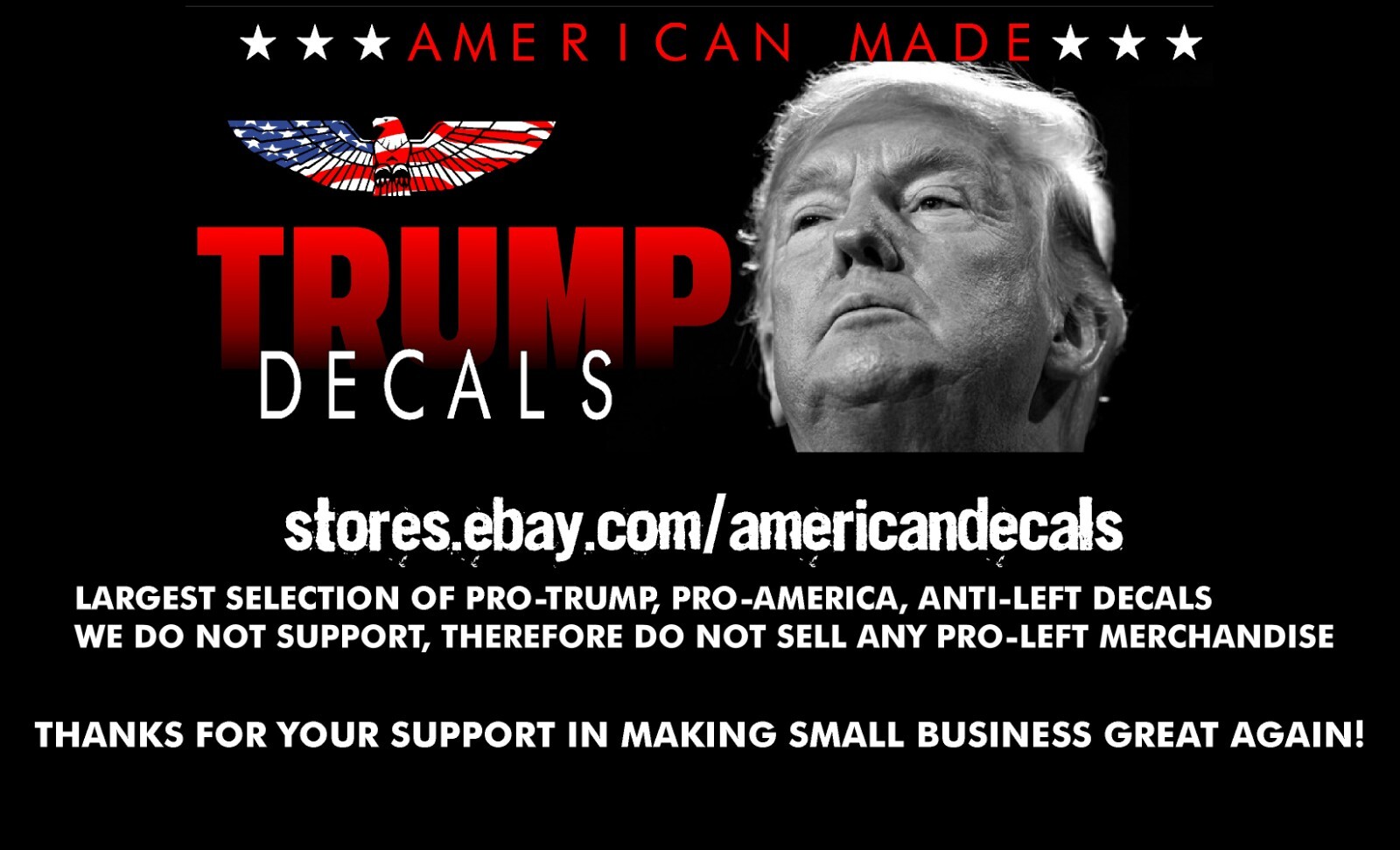 TRUMP 45th PRESIDENT SECOND TERM 2024 DECAL BUMPER STICKER MAGA AMERICA FIRST