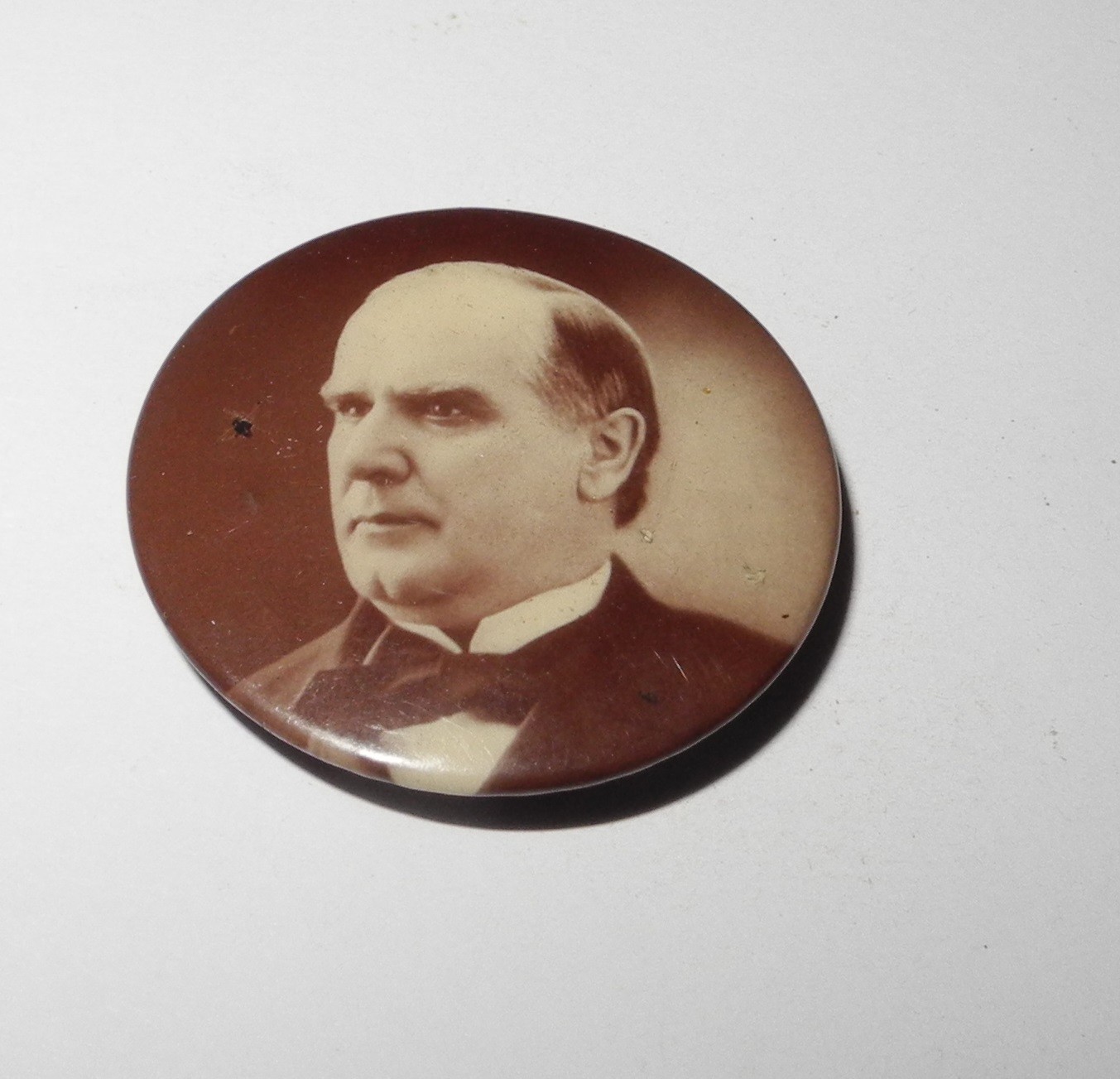 1900 WILLIAM MCKINLEY Political Campaign President Election Button 1.25″ Pin