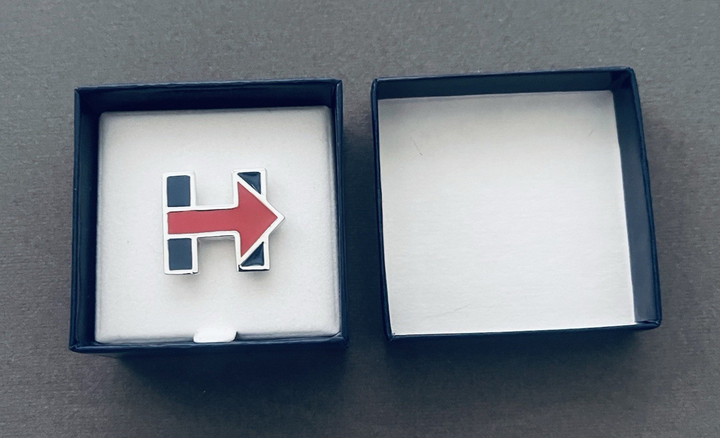 Hilary Clinton 2016 Campaign Pin Enamel on Silver Tone Metal – Includes Box