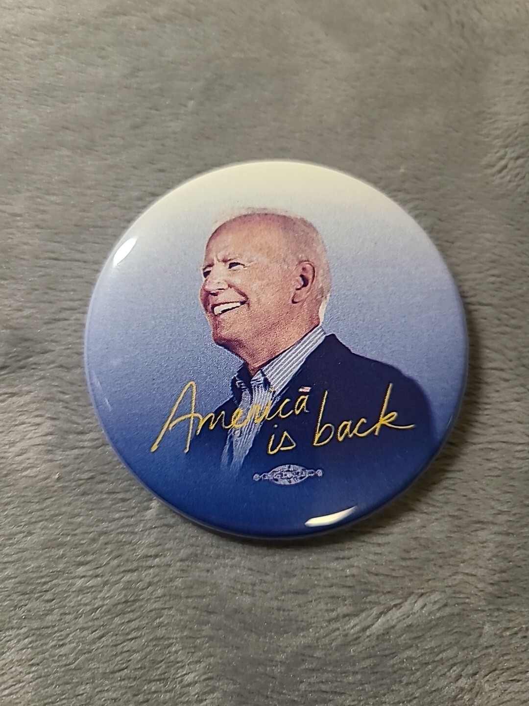 Joe Biden Official Campaign Button 2024 America Is Back!! 2.25″ RARE!! Sold OUT