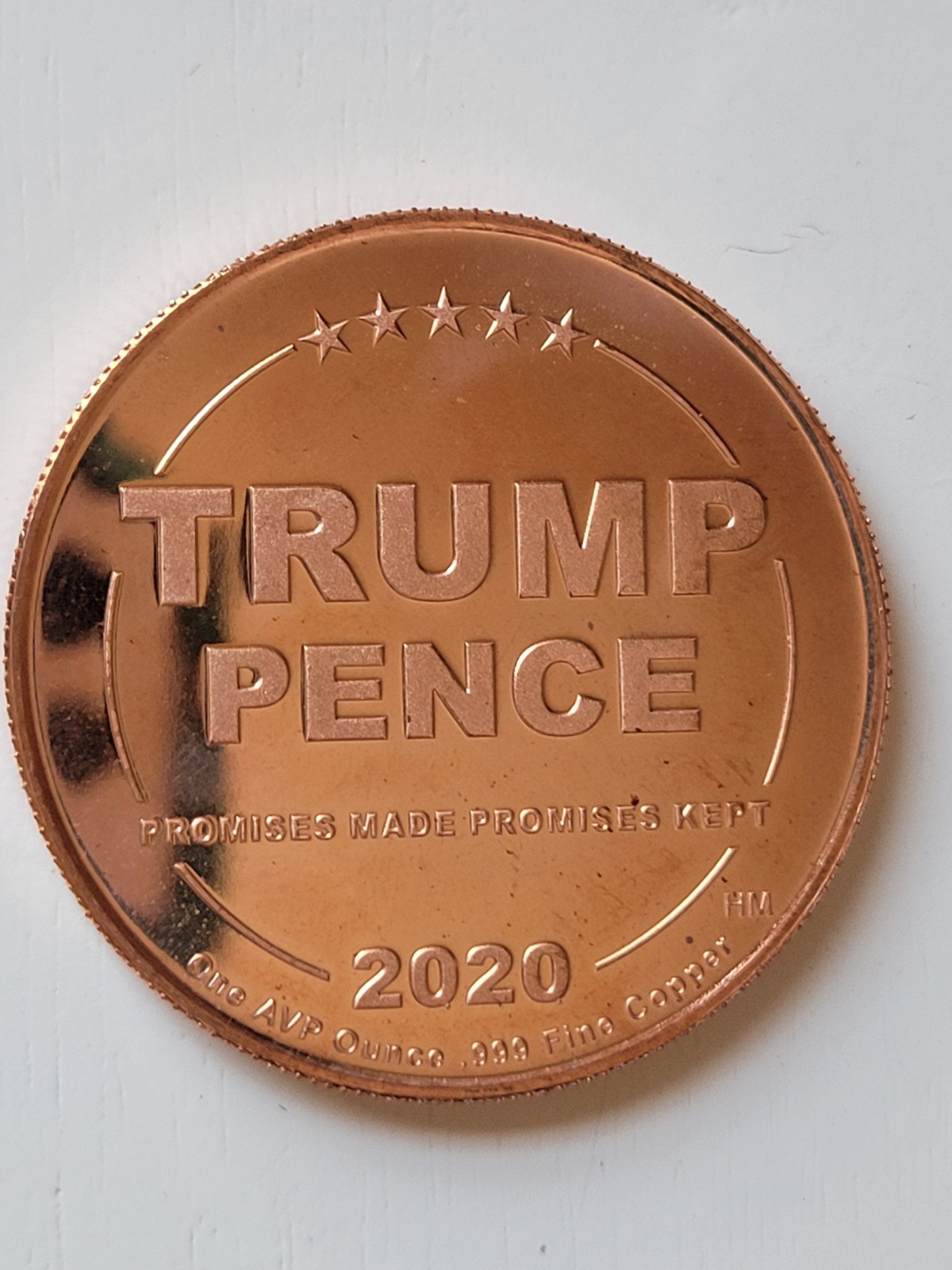 Trump “White House” 1 oz. Copper 2020 Trump/Pence Series