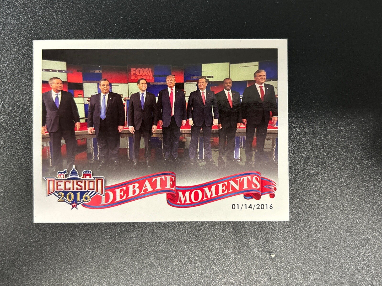 Decision 2016 Complete DEBATE MOMENTS Political Trading Cards Lot Donald Trump