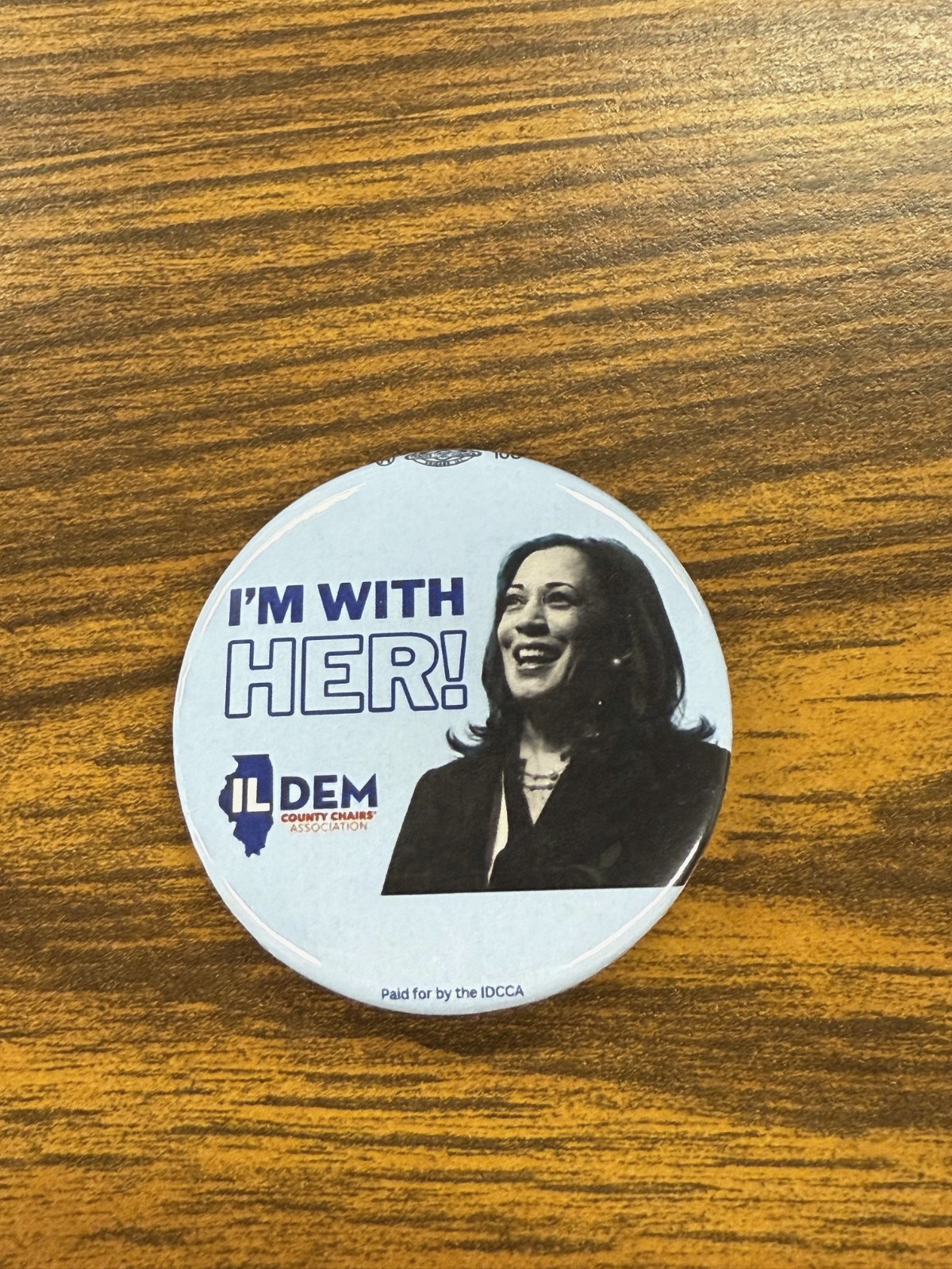 NWT – I’m With Her! Kamala Harris for President Campaign Button