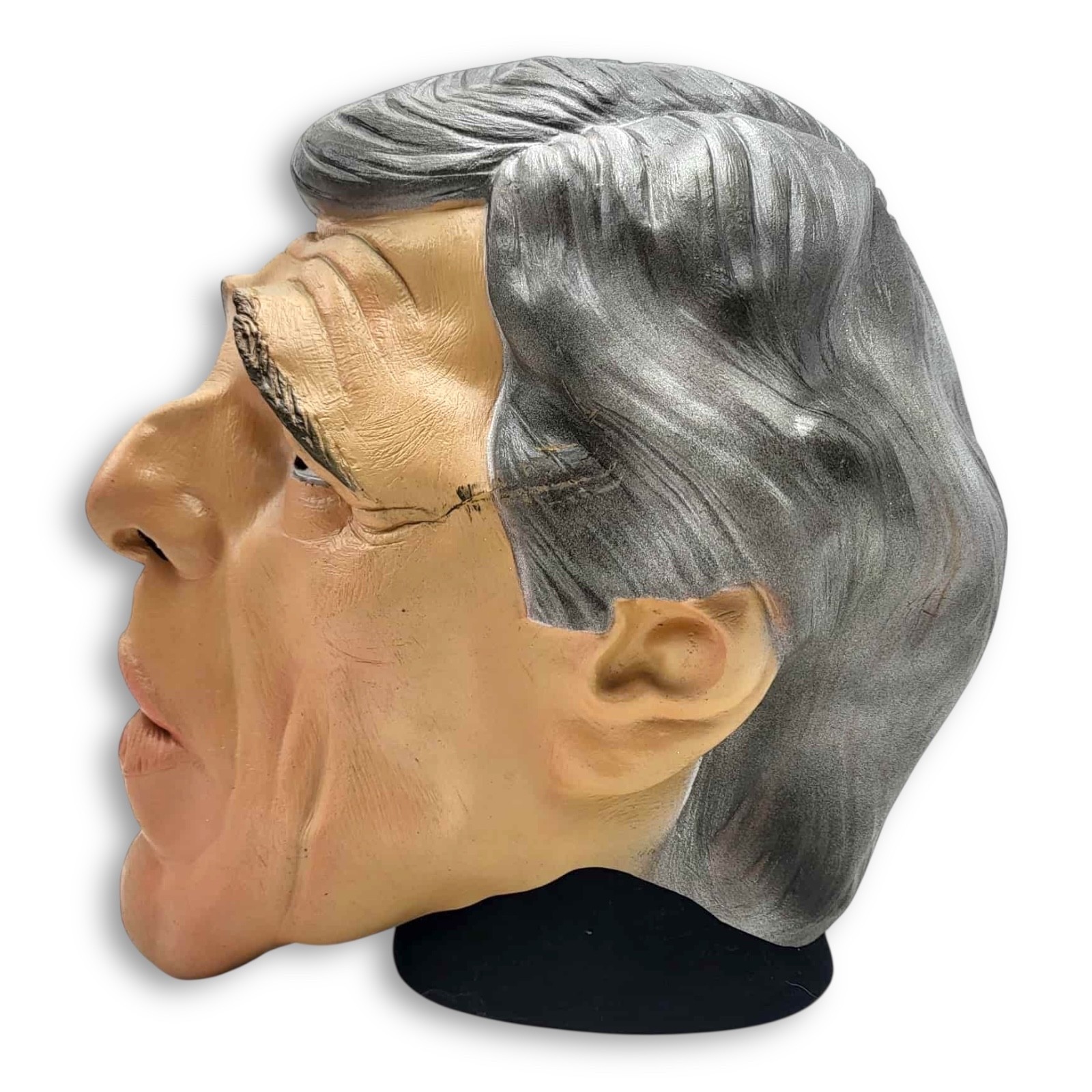 Vintage John Kerry Political Full Face Adult Halloween Mask Cesar 2003