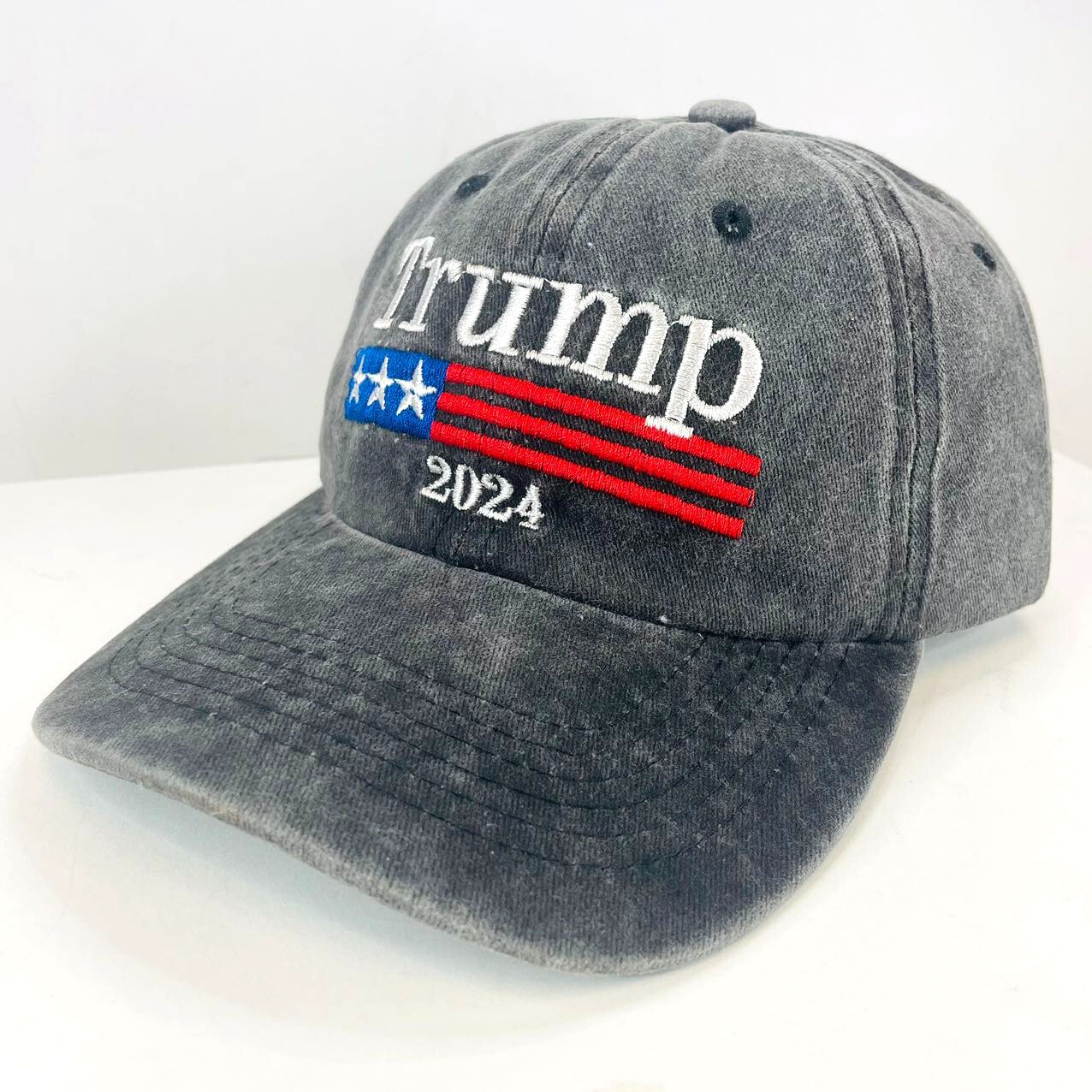 Keep America Great Again President Donald TRUMP 2024 MAGA Gray Hat Baseball Cap