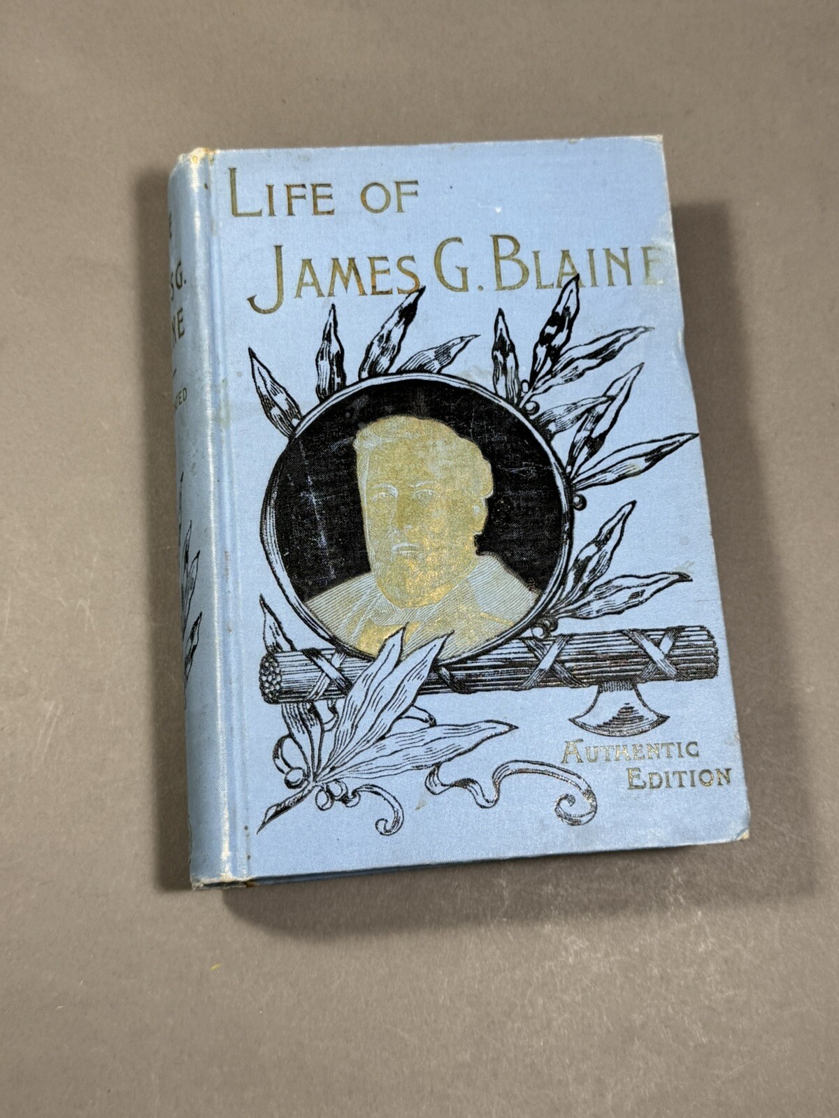 Life of James G. Blaine Presidential Candidate Maine Photograph & Book Lot