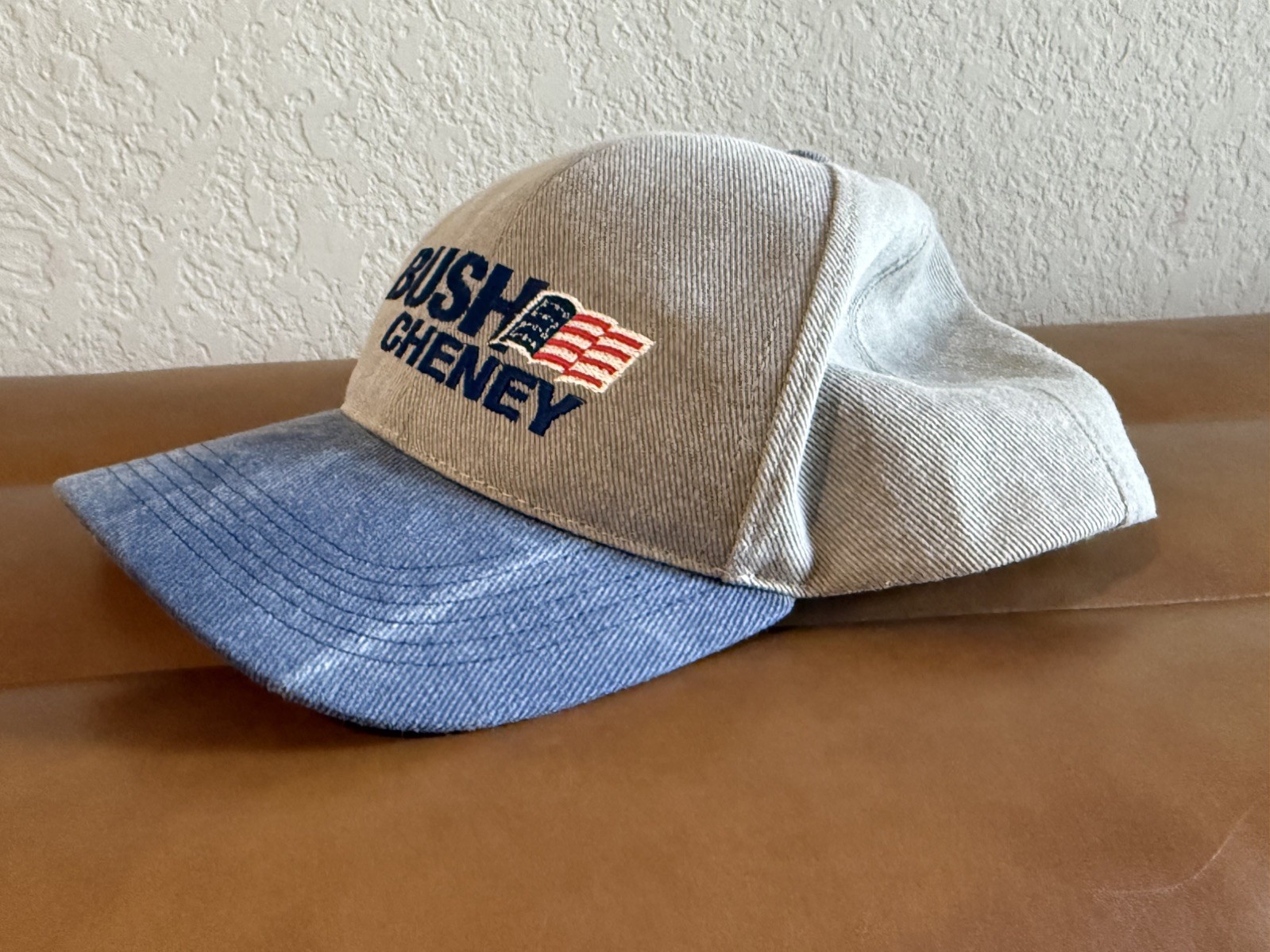 Vintage 2004 Presidential Election Bush Cheney Spalding Baseball Hat Cap Rare