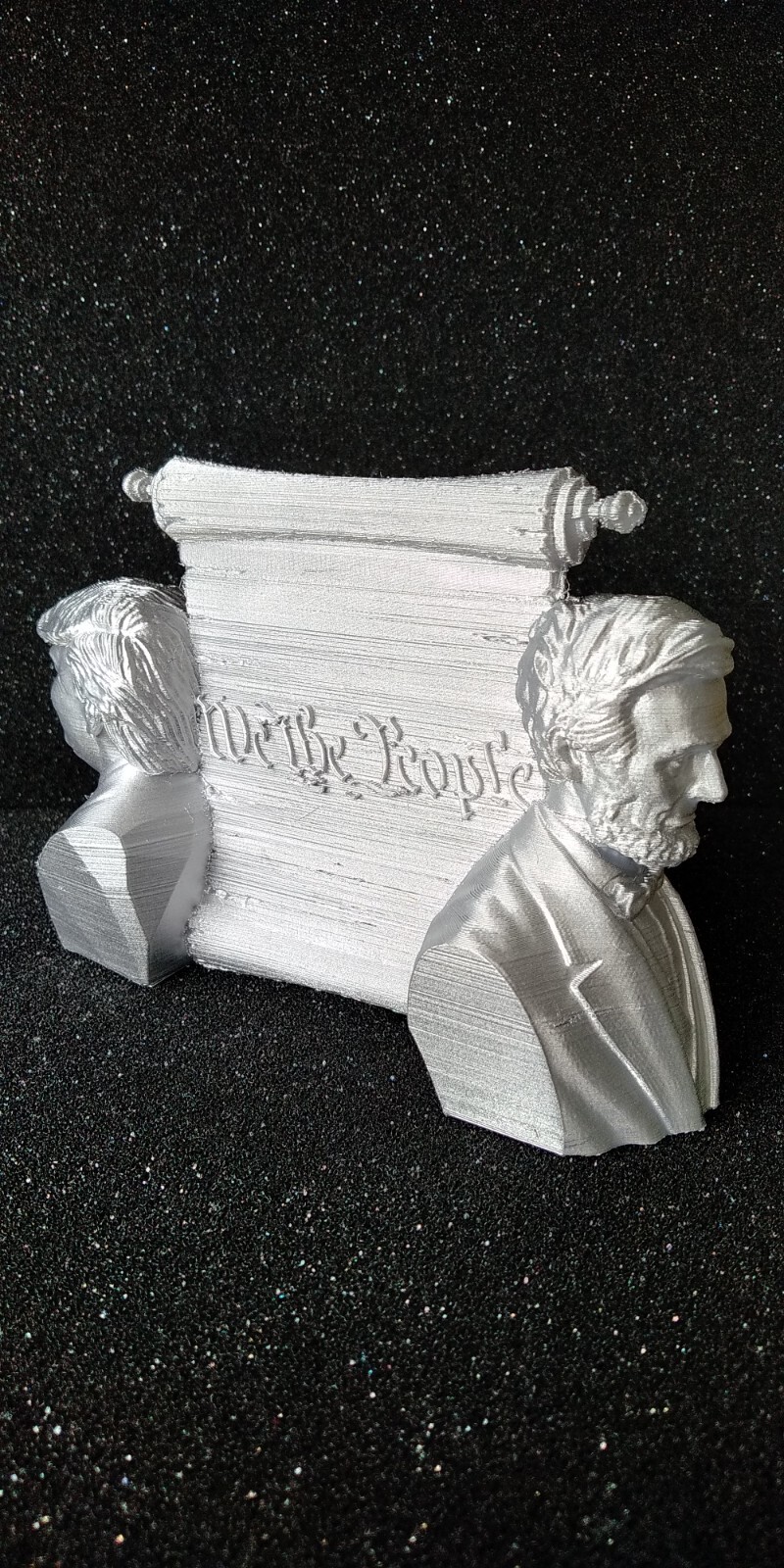 U.S.Constitution We The People Presidents Abraham Lincoln Donald J. Trump SILVER
