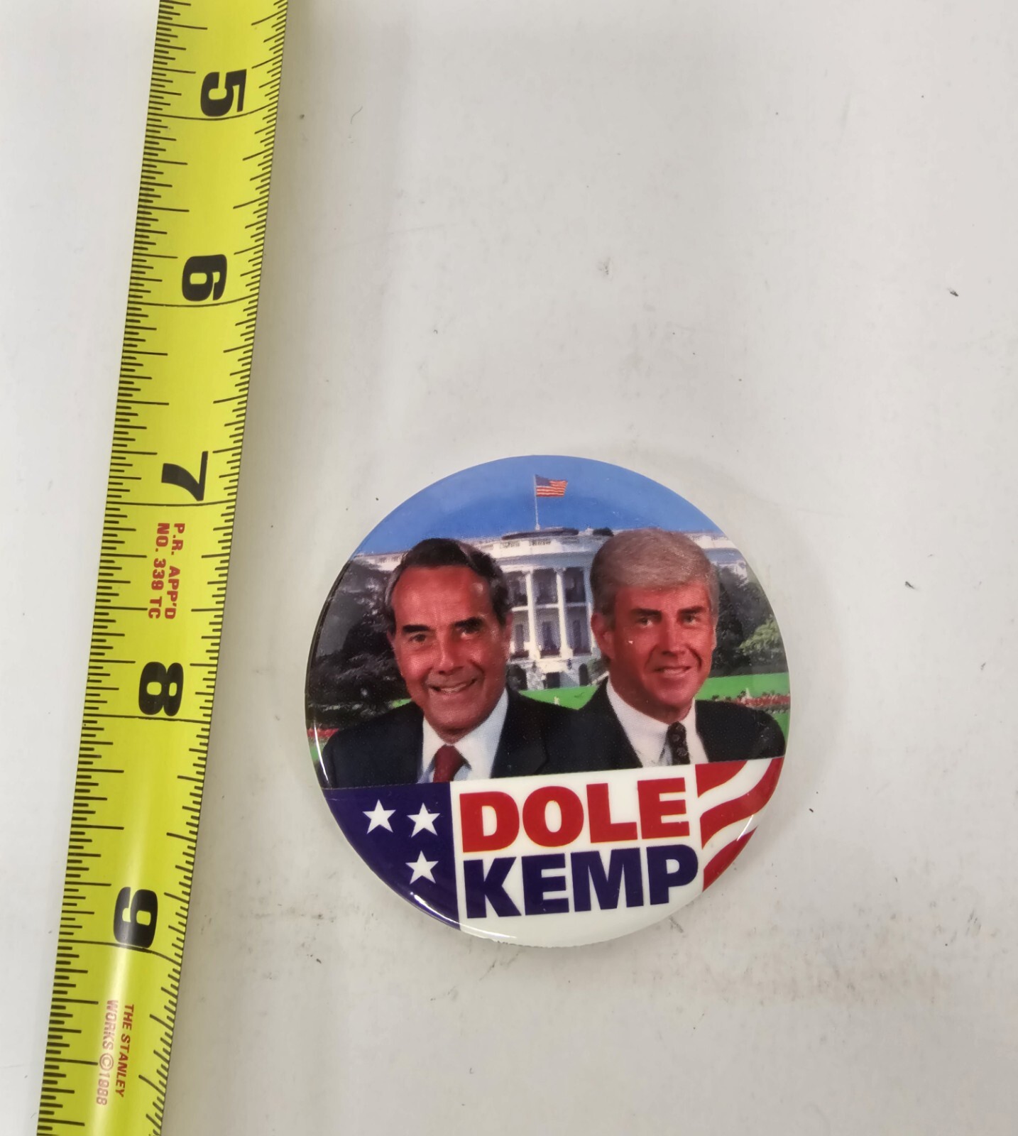 1996 Bob Dole & Jack Kemp 2.25″ / Presidential Campaign Button