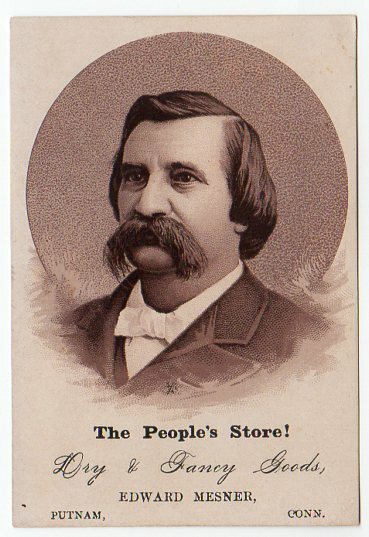 1884 John Logan Vice Presidential Election Trade Card Connecticut