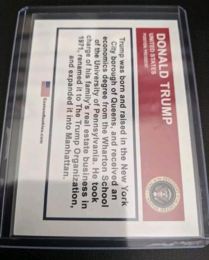 1989 Donald Trump (Ken Griffey Jr. Rookie Card) MAGA Trump 2024