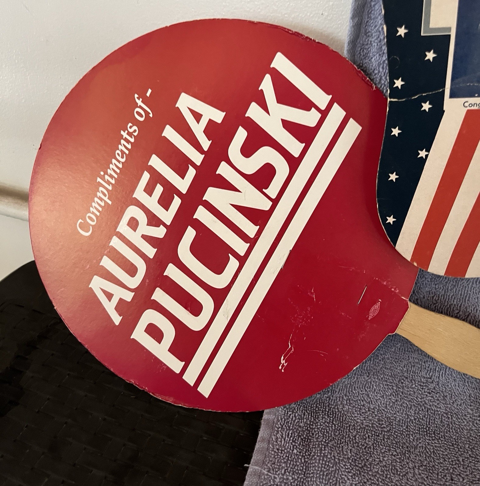 Political Fans And Buttons ￼
