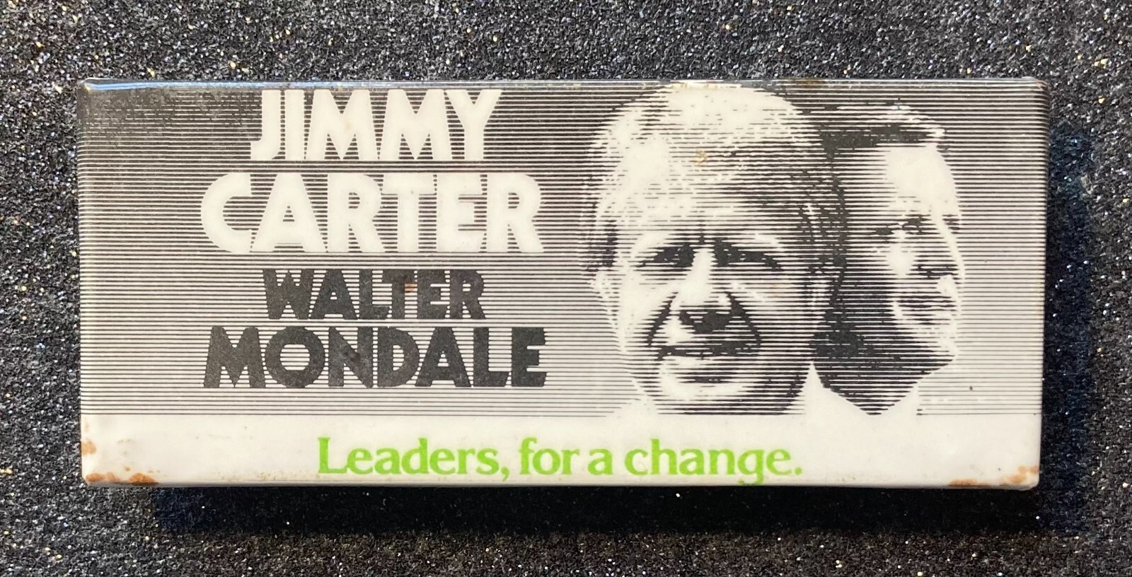 1976 Jimmy Carter ‘Leaders for a Change’ Presidential Election Campaign Pinback