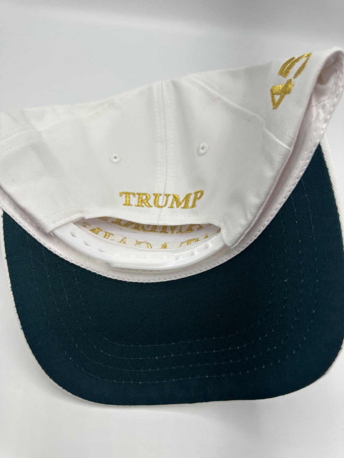 Official Make America Great Again Trump Cali Fame 45-47 White Snapback Hat Cap