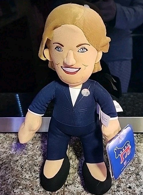 2016 Candidates Hillary Clinton 10″ Plush Stuffed Figure New W/Tags