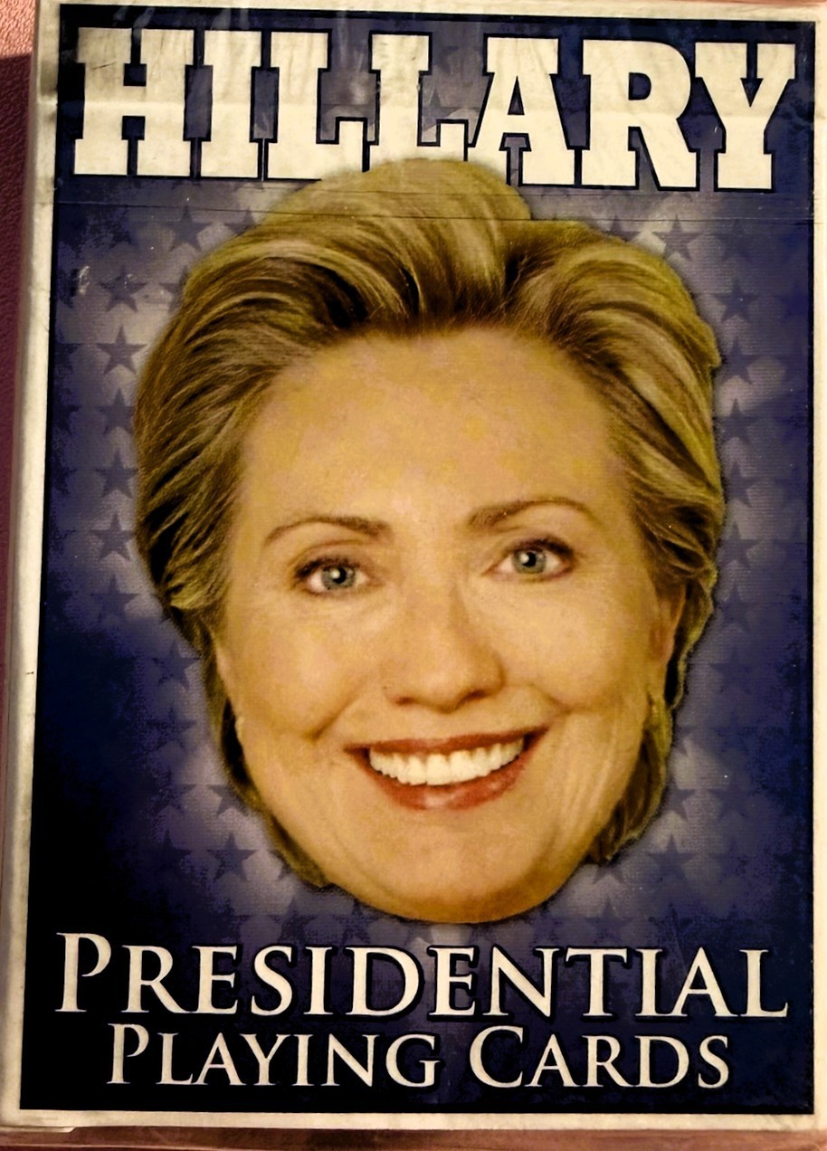 Hillary Clinton Presidential Playing Cards 2008 Political Parody SEALED Box