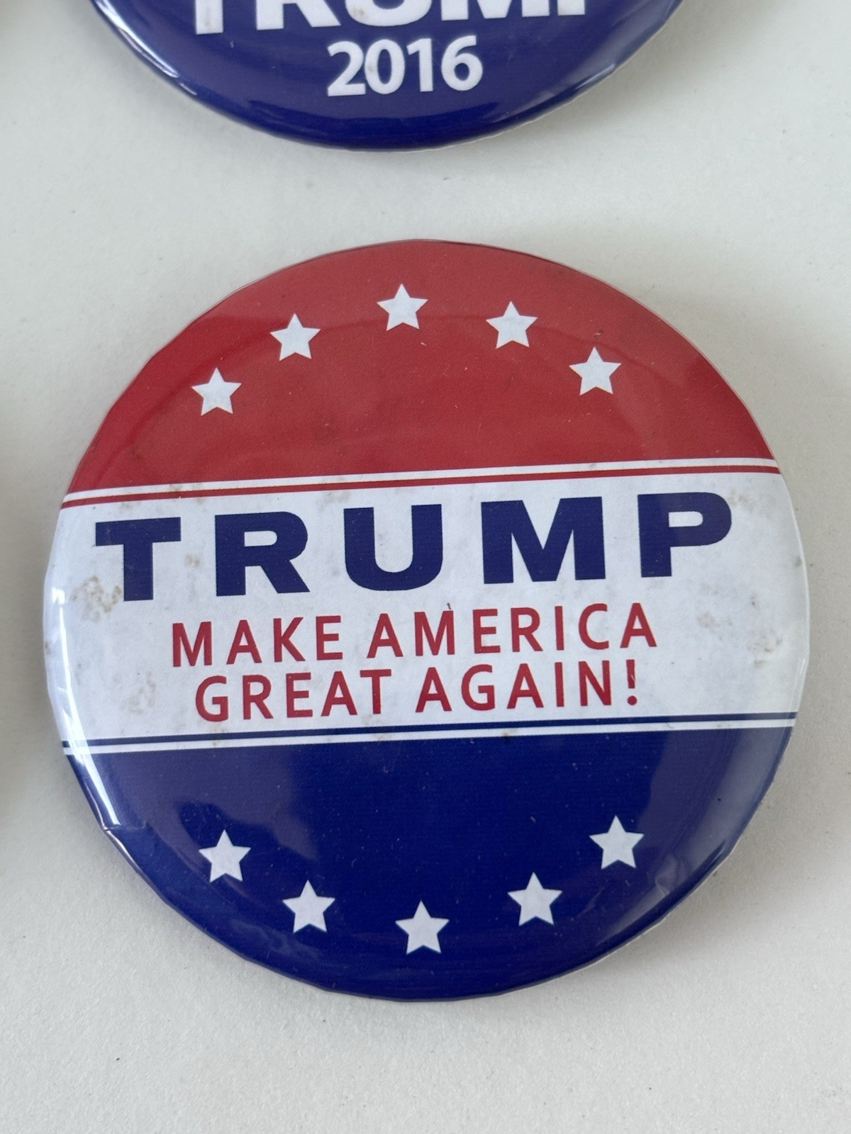 2016 DONALD TRUMP ☆OFFICIAL☆ MAKE AMERICA GREAT AGAIN ☆AUTHENTIC☆ PIN BUTTON LOT