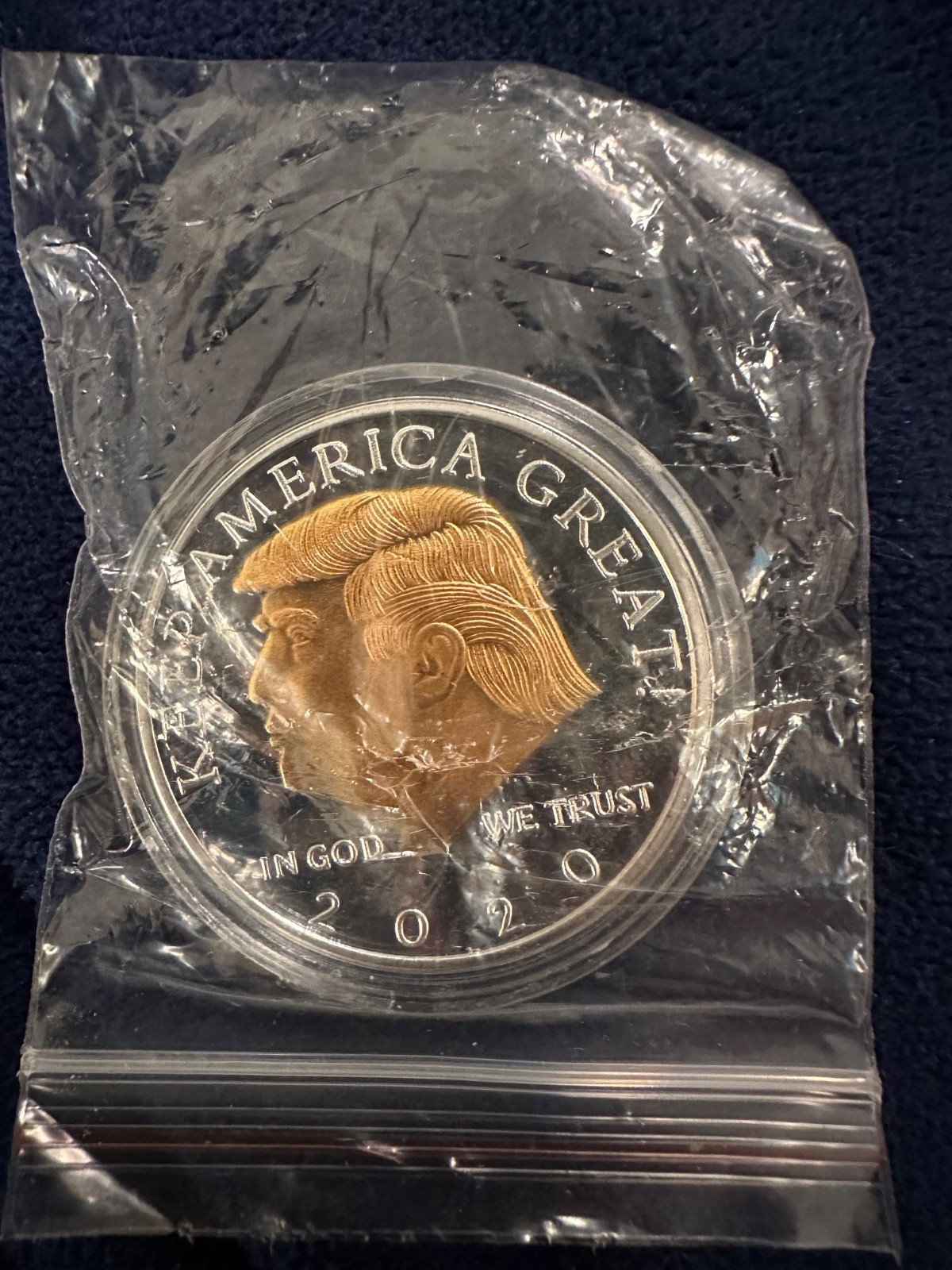 **TRUMP** 2020~SILVER/GOLD Plated~Coins~45th President **KEEP AMERICA GREAT**