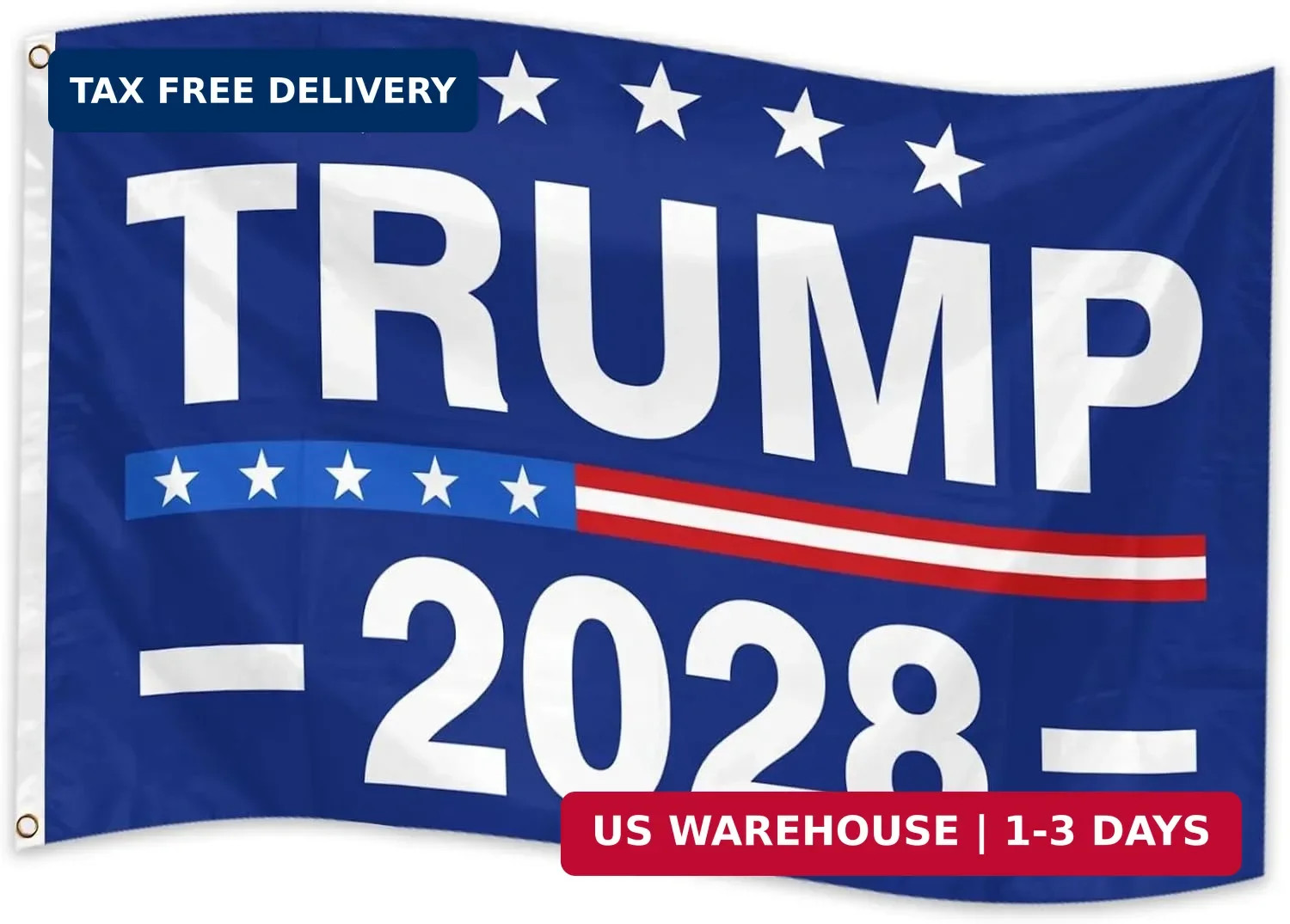 Trump 2028 Flag 3×5 FT Double Sided Heavy Duty USA Patriotic Outdoor Flag