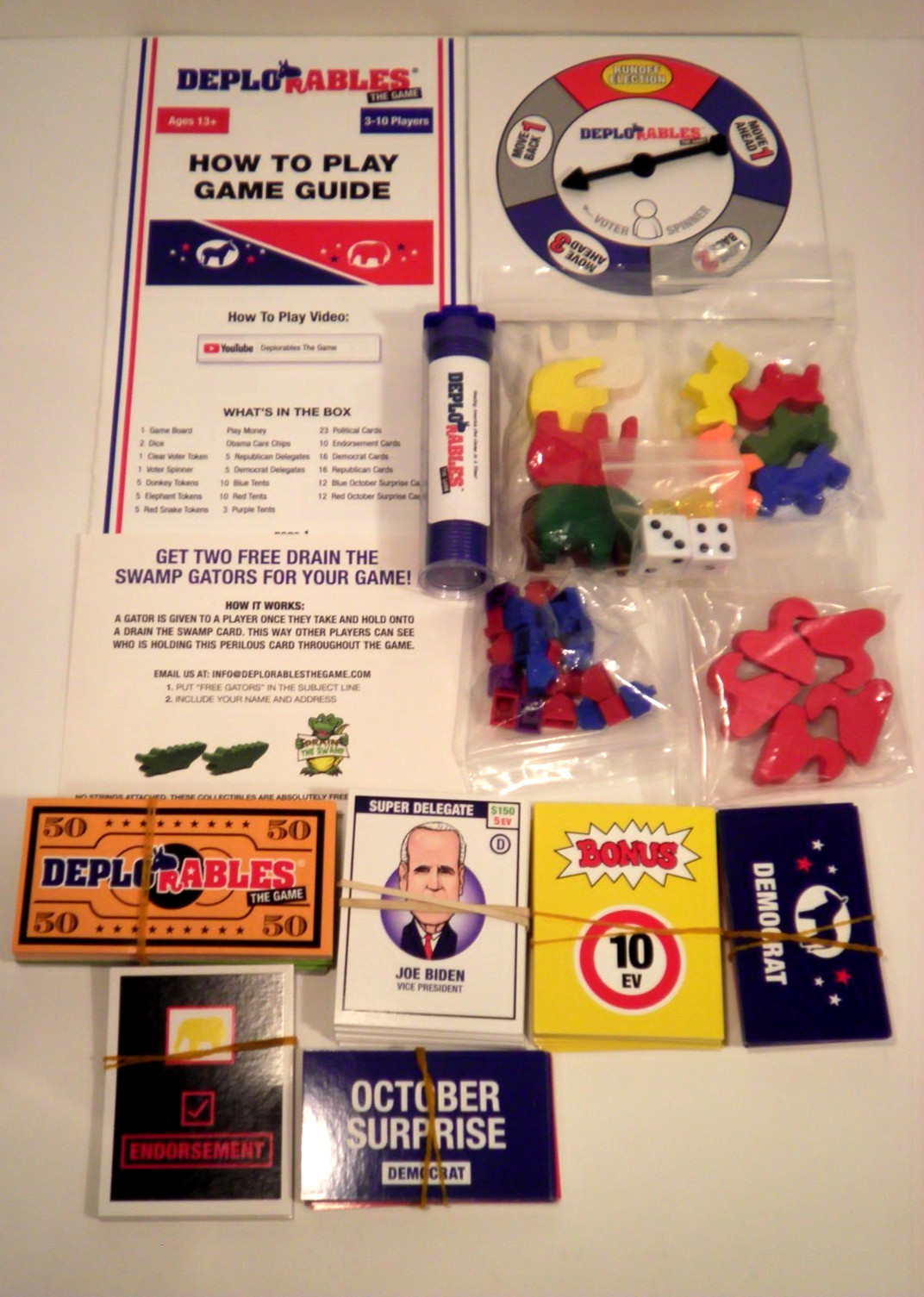 2019 Deplorables Political Board Game Collectible Complete Educational President