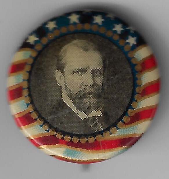 1916 7/8″ Charles Hughes Presidential Campaign Pin Lost by a Whisker to Wilson