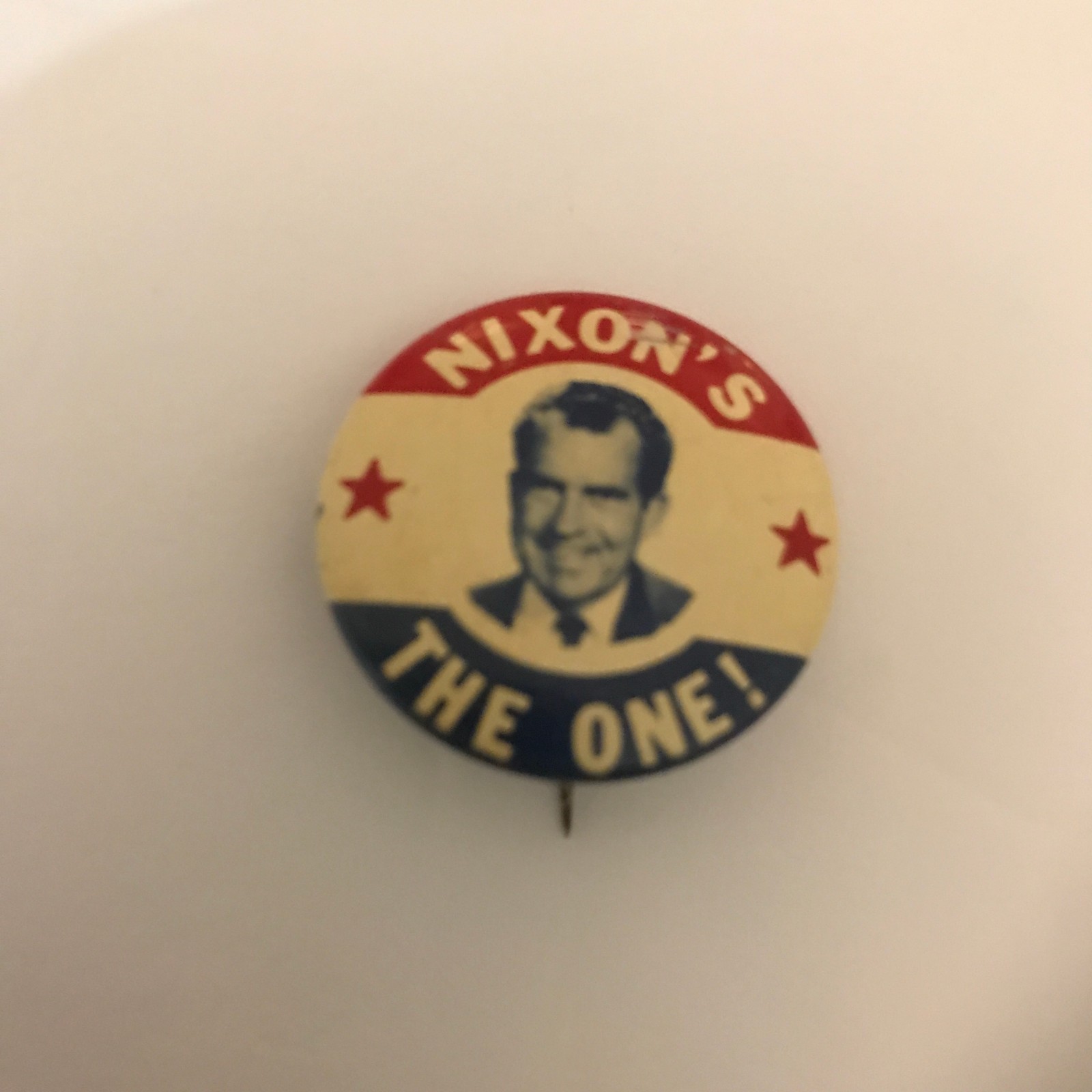 2 Vintage 1968 Richard Nixon Presidential Campaign Pin Buttons