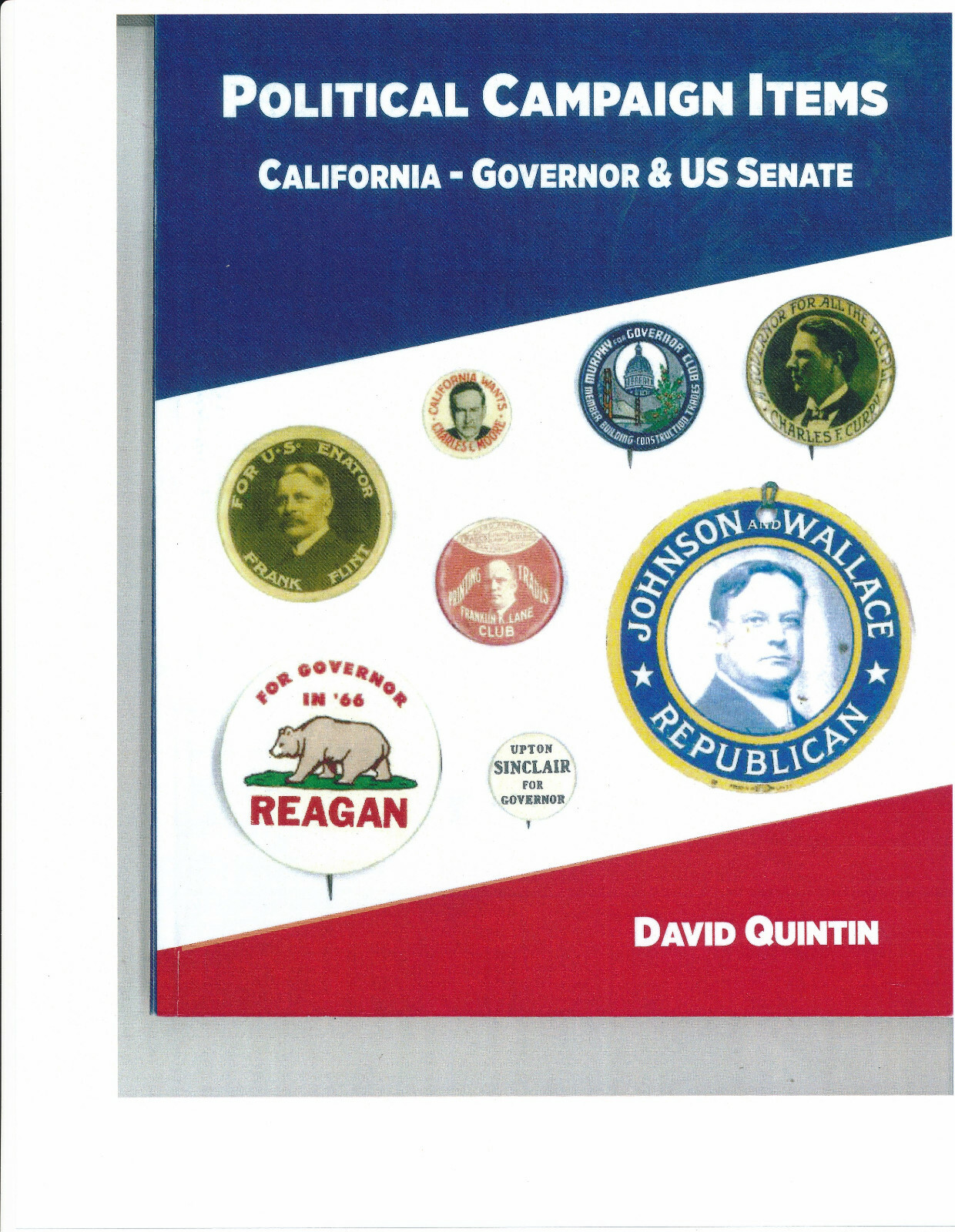 California Political Campaign items 160 page full color book Gov & US Senate