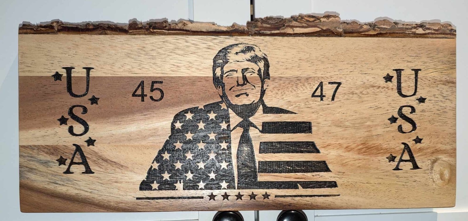 Trump Custom Laser Engraved Plaque-Unique for the Trump Supporter 16 X 7