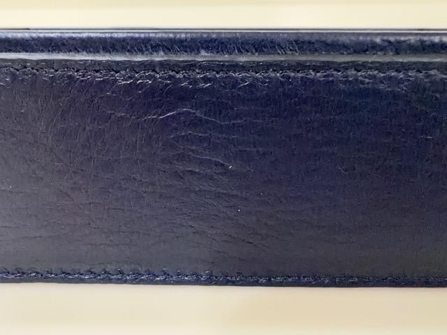 Donald J. Trump Signed Letter Box in Navy Blue Leather with Presidential Seal
