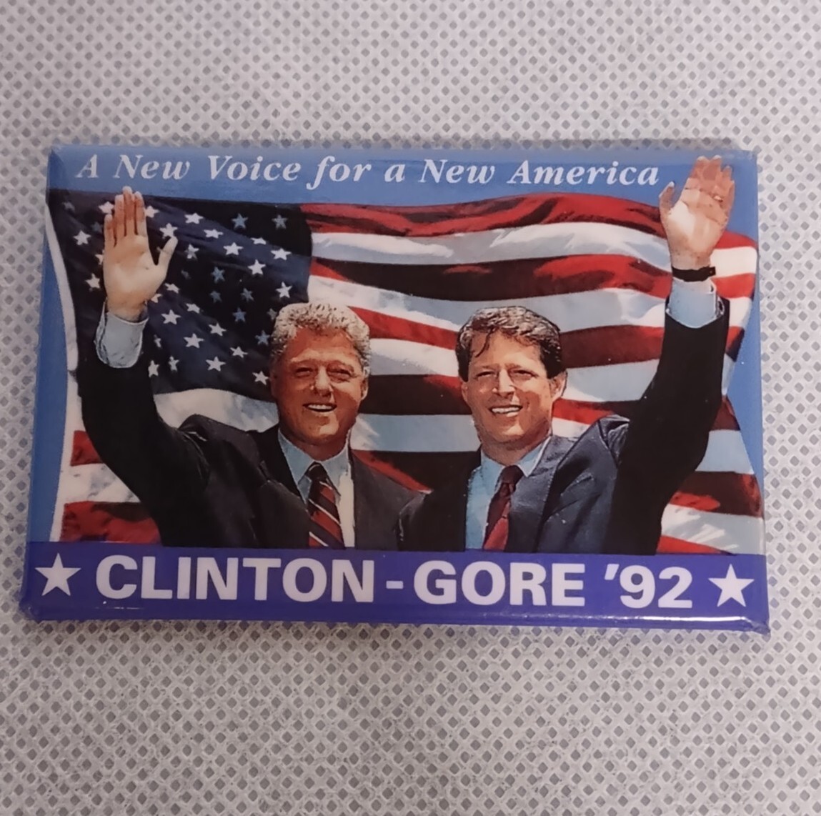 Clinton Gore 92 Presidential Campaign Pin Button Pinback