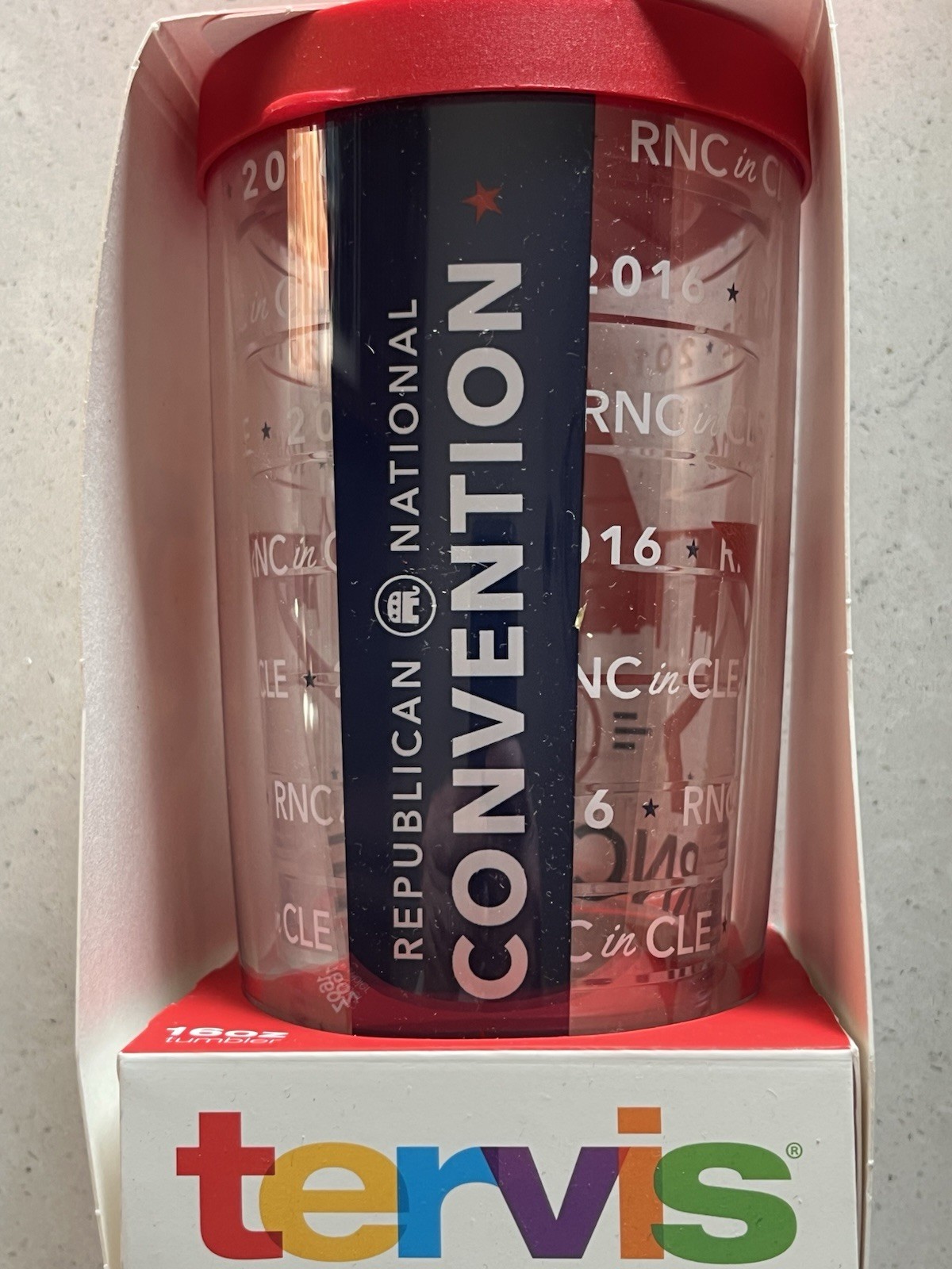 RNC Tervus Tumbler 2016, Trump Nominated, RARE