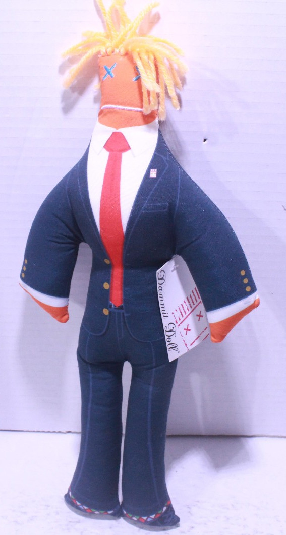 Dammit Doll Donald Trump Plush Stress Relief Voodoo Doll Gag Gift 13″ MAGA