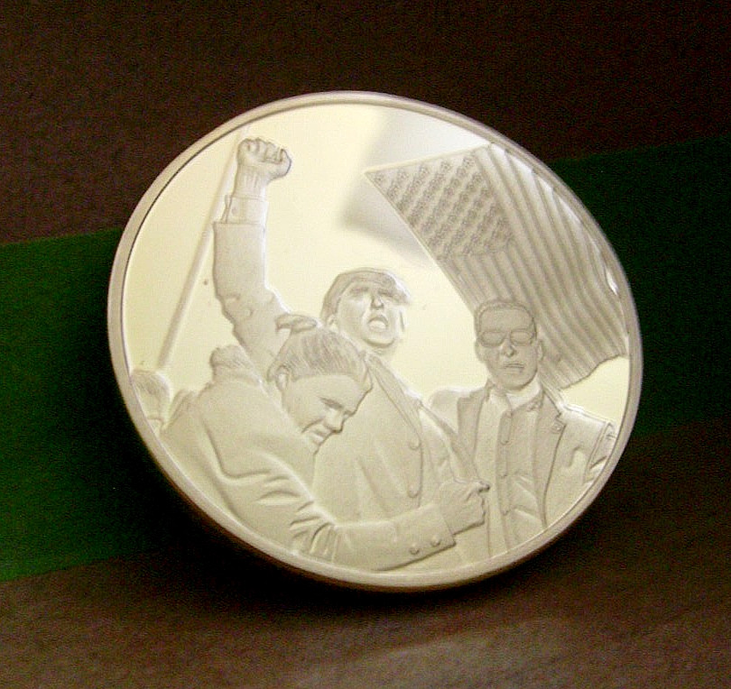 2024 TRUMP Fight Survivor 1st ASSASSINATION ATTEMPT 7/13/2024 PROOF COIN NEW