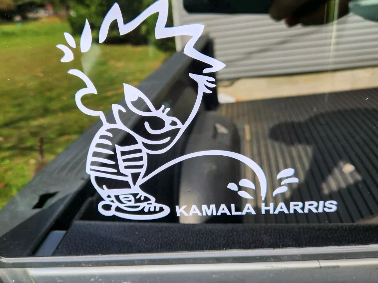 Calvin Kamala Harris Sucks Decal Pro Trump MAGA President Donald Trump 2024