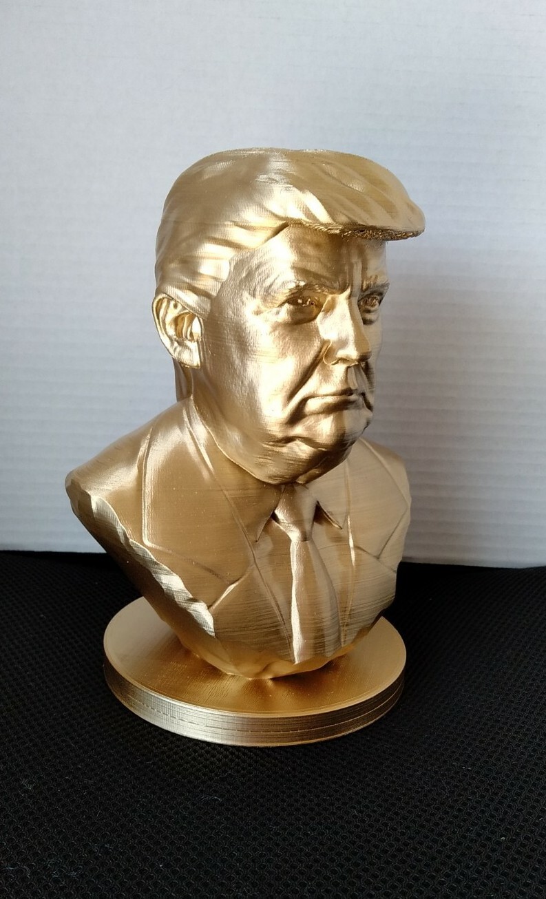 300MM HUGE 12″ President Donald Trump Bust 2 FREE GIFTS🎁🎁 3D Print🇺🇸2024🇺🇸