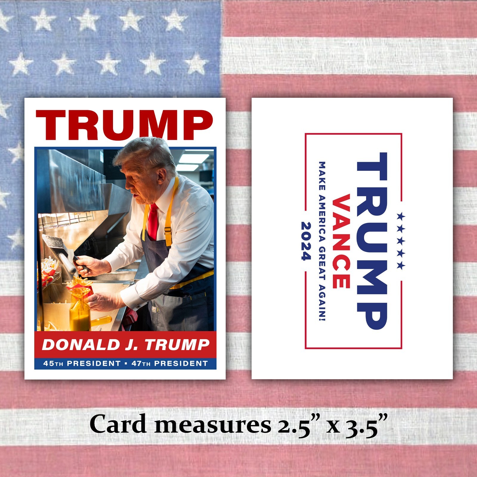 Donald Trump 2024 Election Highlights Presidential Trading Card LOT of 5 Cards