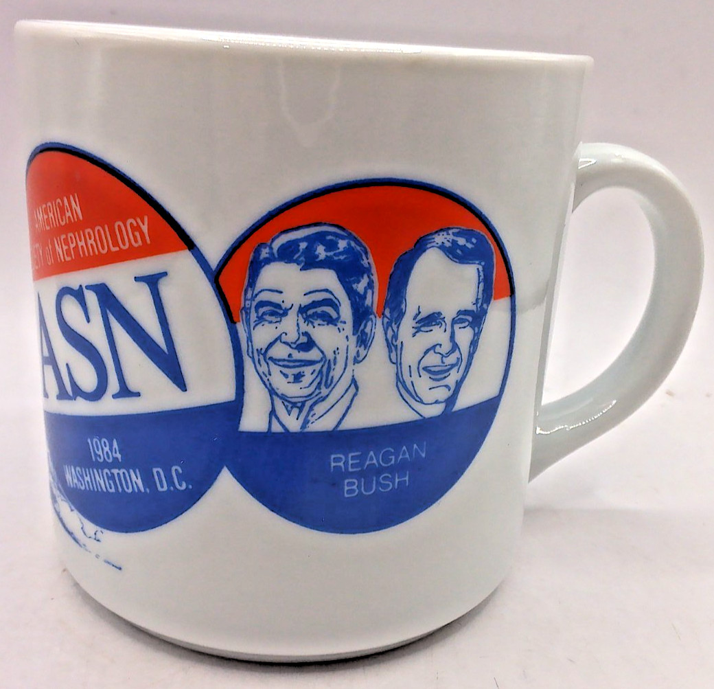 Ceramic, Political Coffee Mug, 1984, Reagan/Bush & Mondale/Ferraro, 12 oz.