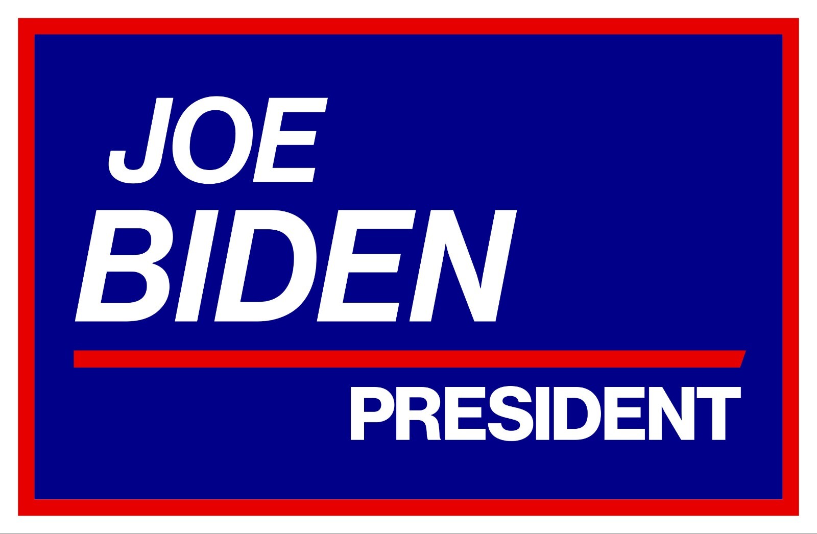 Joe Biden 1988 presidential For President Replica Campaign Bumper Sticker