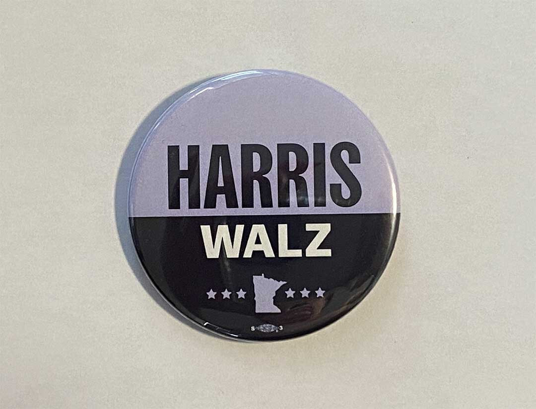 Harris Walz Campaign Button