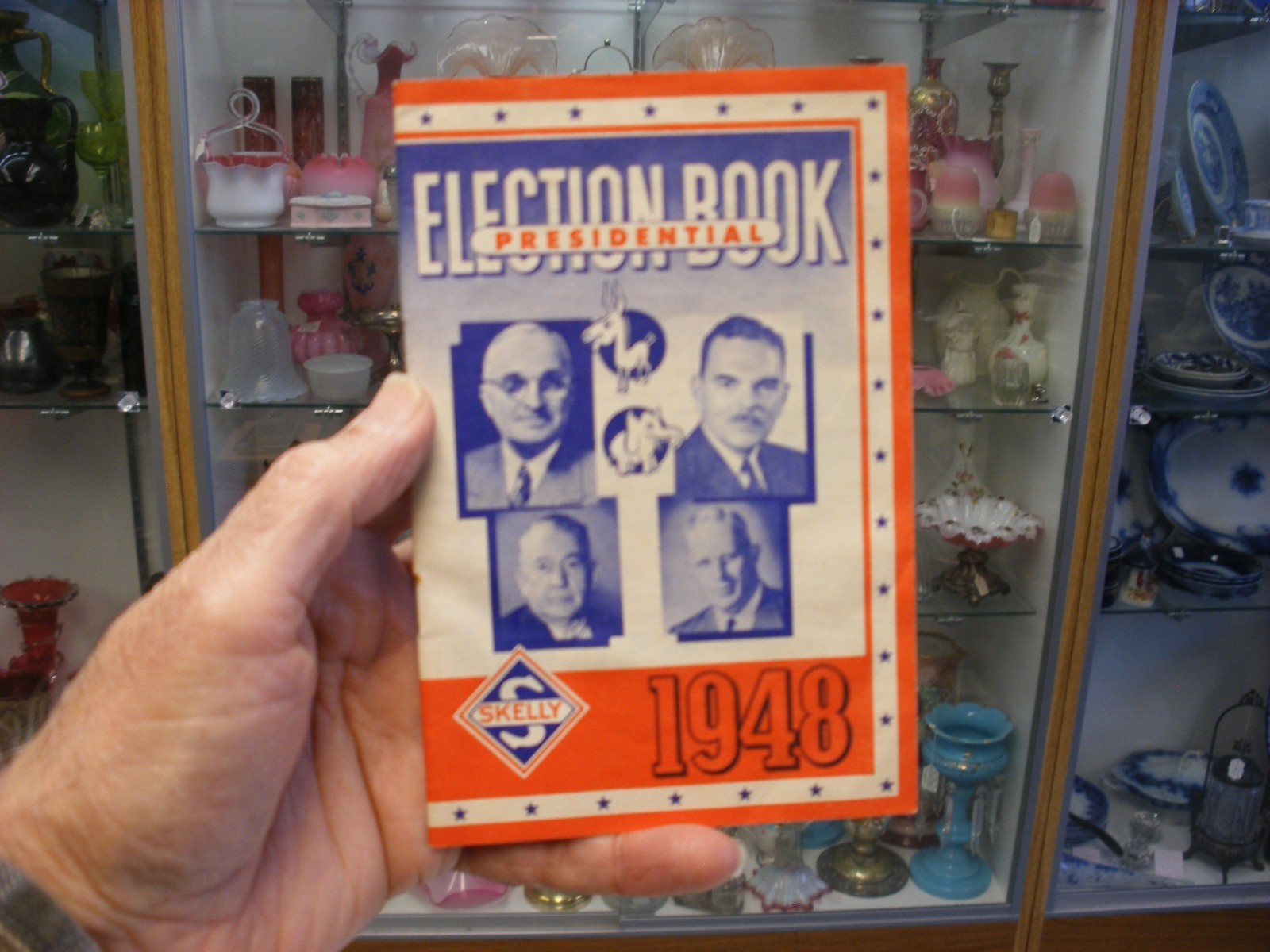 Vintage 1948 Presidential Election Book Skelly Gas President Truman