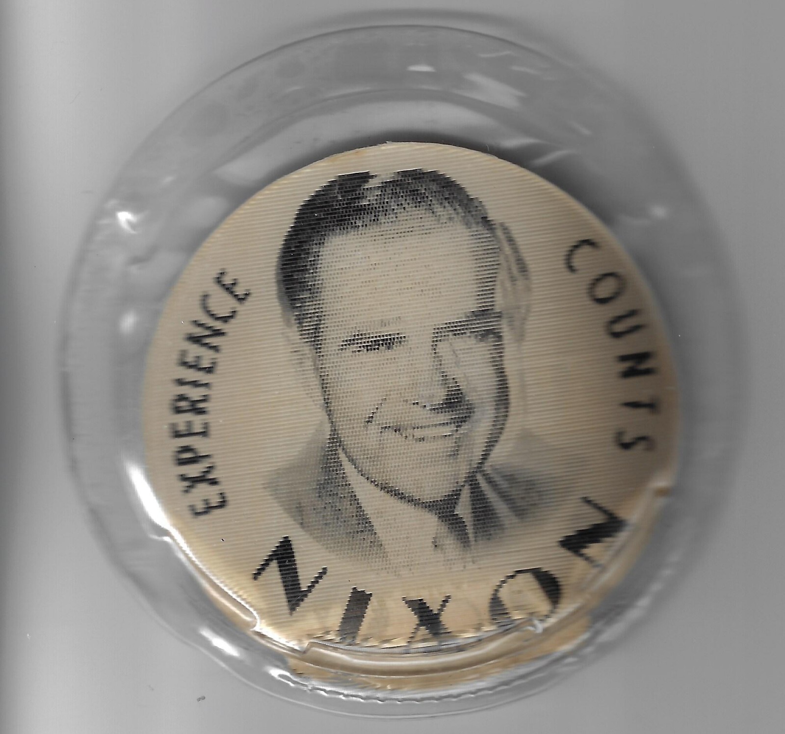 1960 Nixon Lodge Presidential Campaign Flasher Clear Rim Cine-vue Yonkers NY