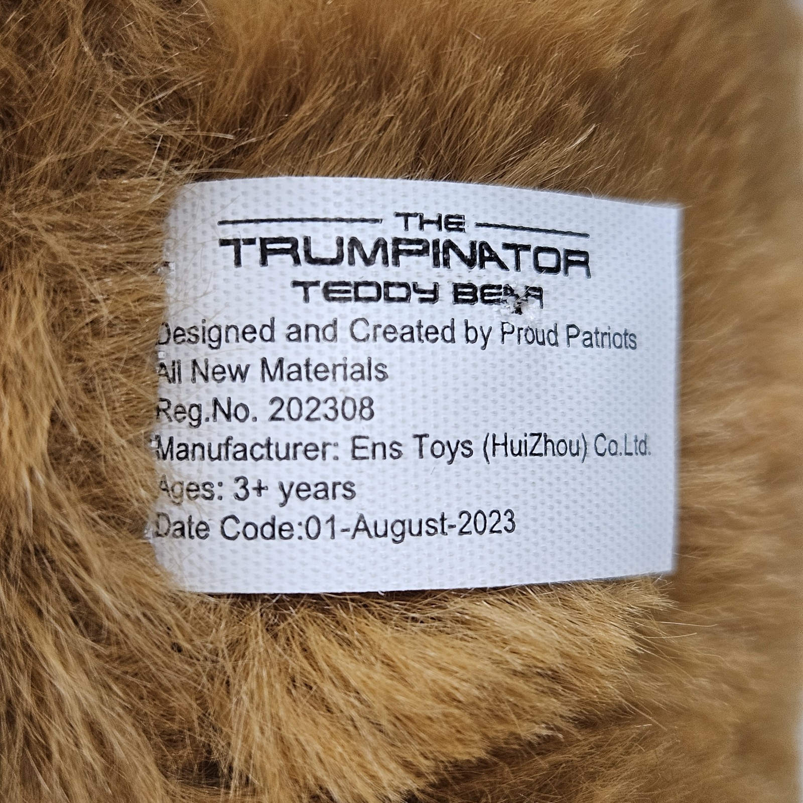 Trumpinator Donald Trump Terminator Teddy Bear Plush 2024 I’ll Be Back 11″ Toy
