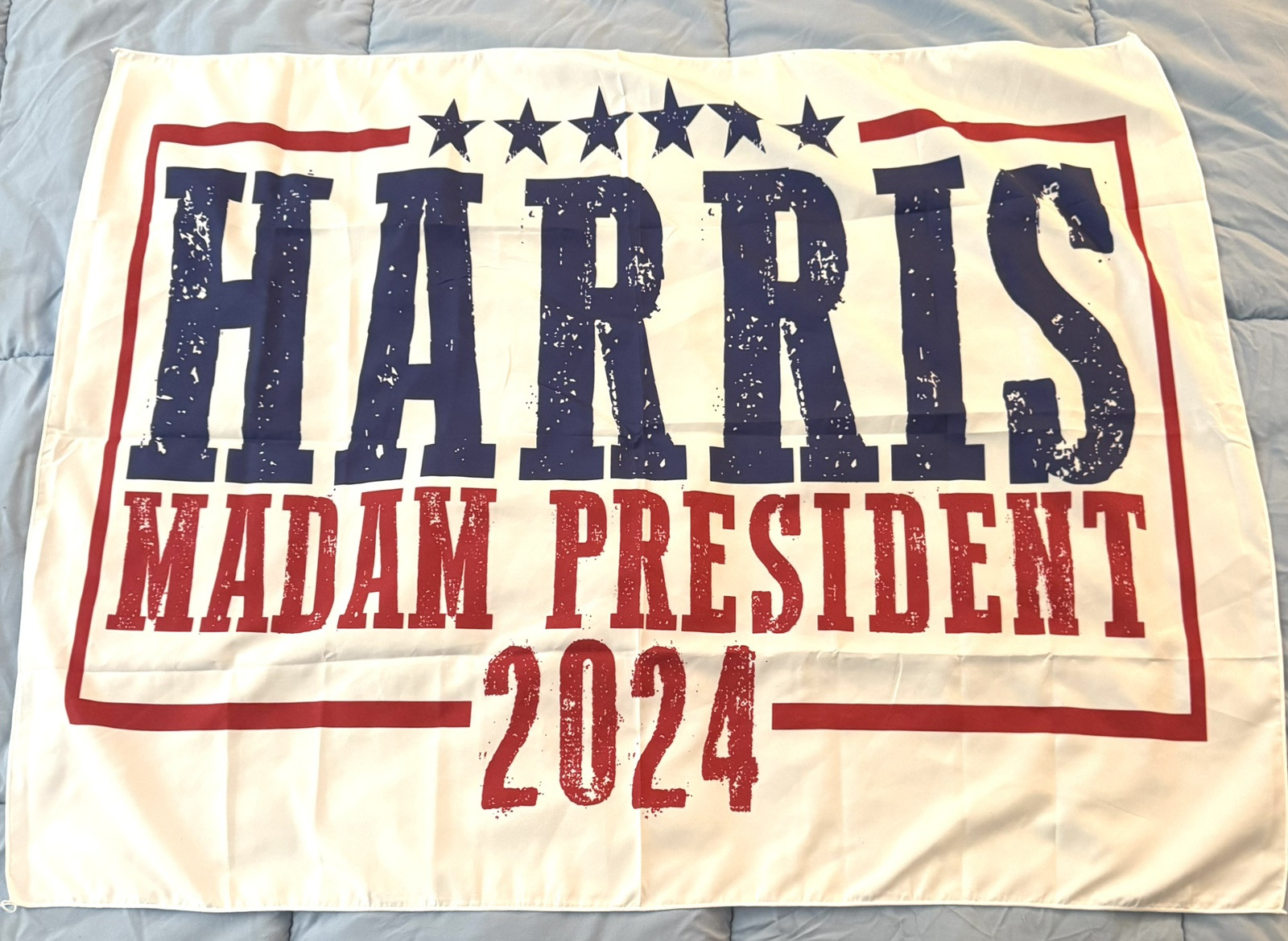 Kamala Harris For President 36″X28″ “Harris Madame President 2024” Cloth Banner