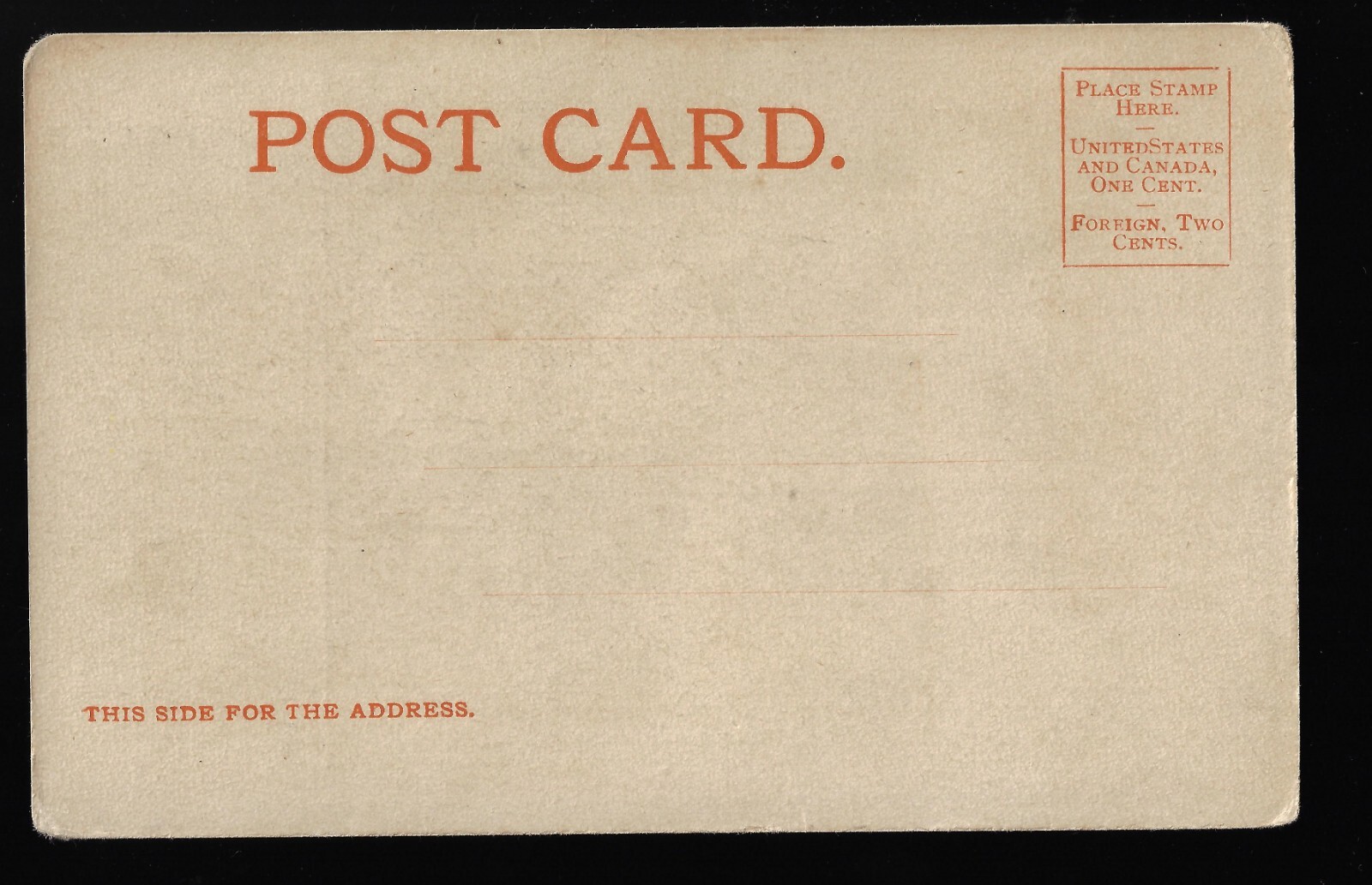 Undated Youthful Color Portrait Teddy Roosevelt Postcard VO Hammon Minneapolis