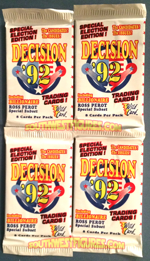Decision “92 – Get 4x Sealed Political Historical Trading Card Packs
