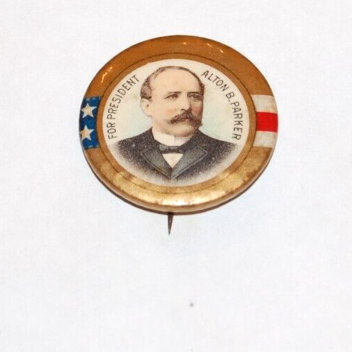 1904 ALTON PARKER 1.25″ President campaign pin pinback button political election
