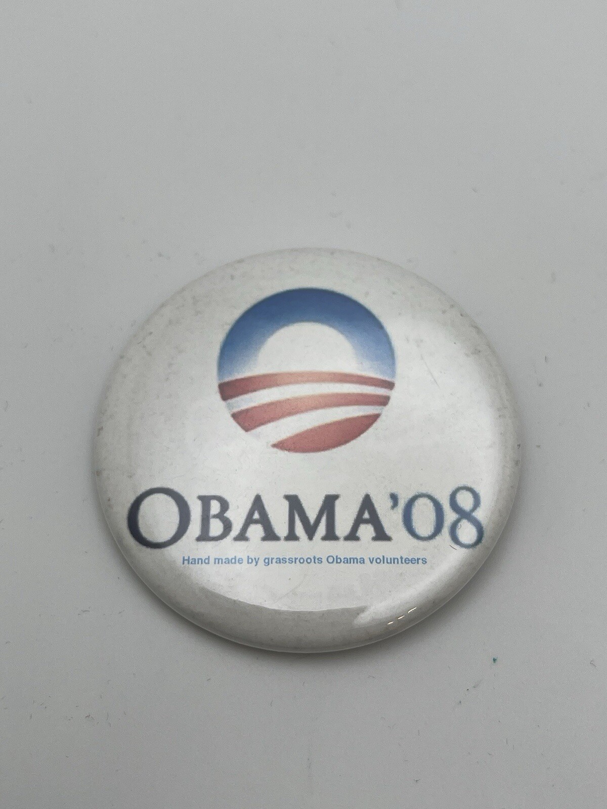 Official 2.25″ Barack Obama 2008 Presidential Campaign Pin White Button