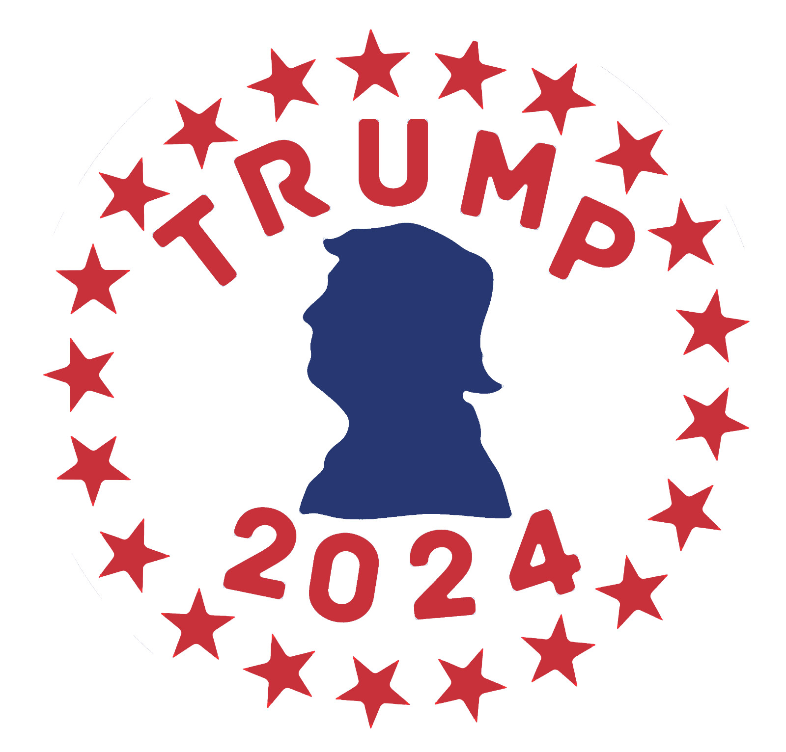 25PCS SET TRUMP 2024 STICKERS TAKE AMERICA BACK DONALD MAGA 2x3in