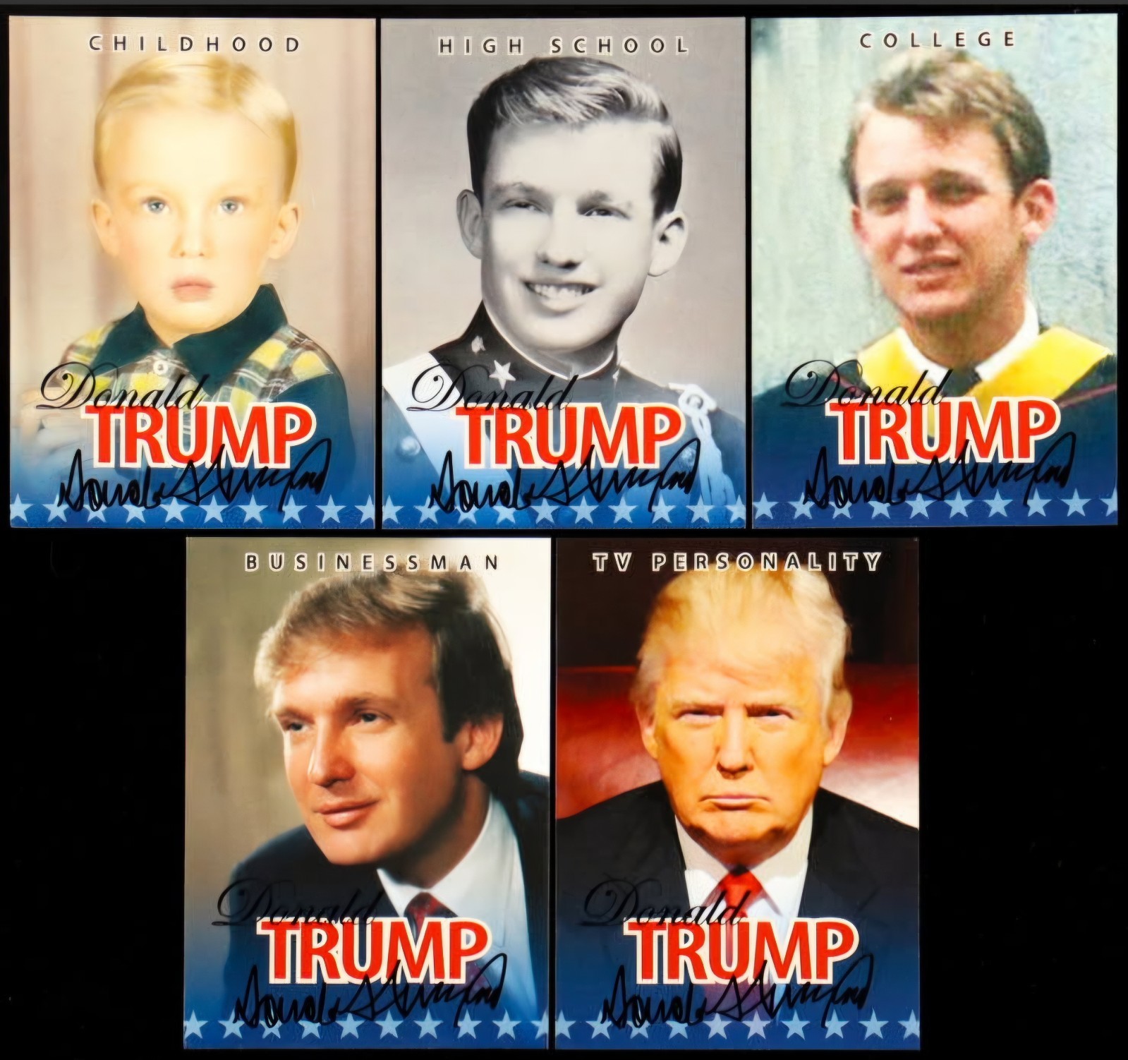 DONALD TRUMP Life & Times 10 Piece Ultimate U.S Coin & Trading Card Collection