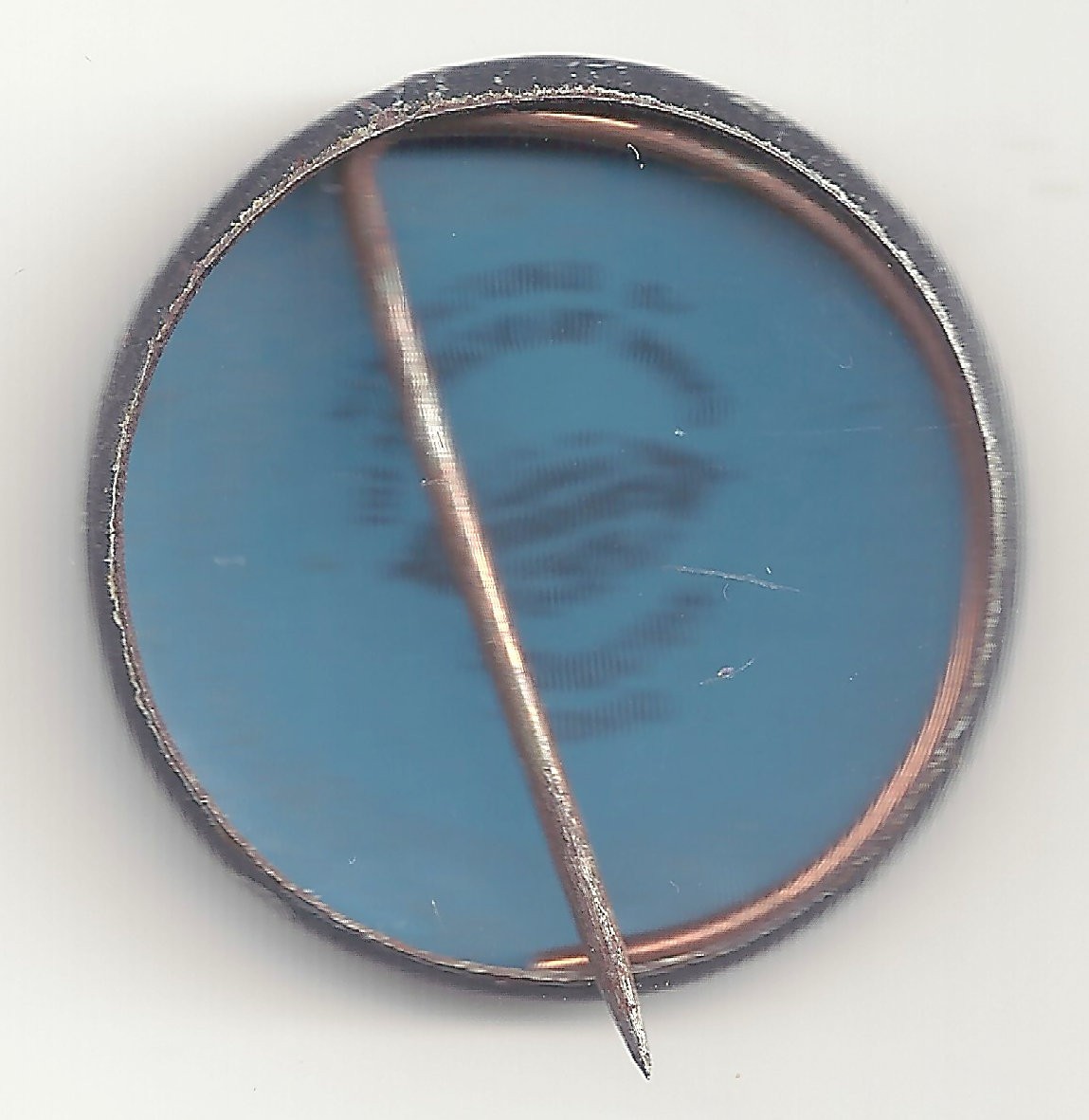 1928 Hoover-Cooper Campaign Pin For President & OHIO Governor Jugate